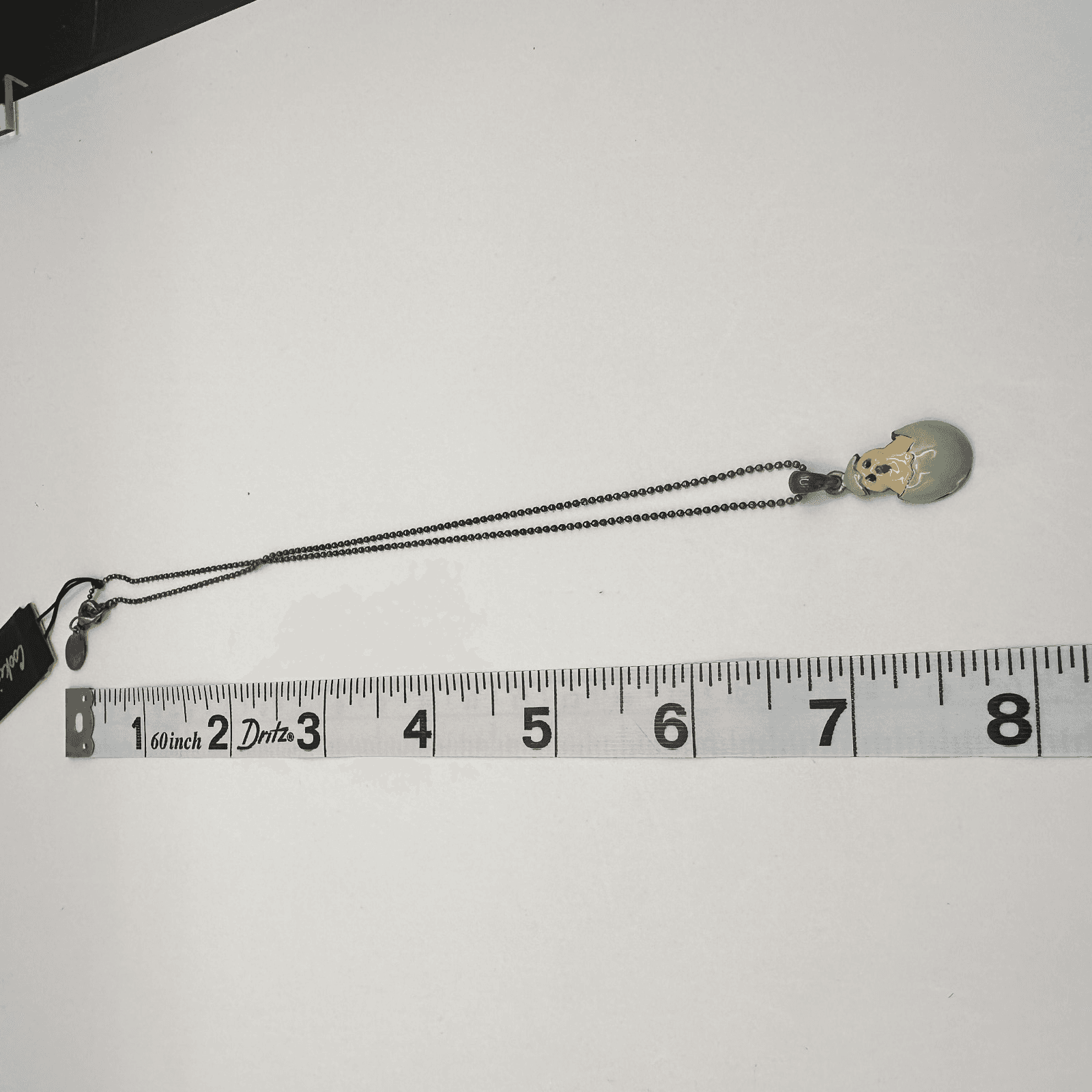 Vintage Y2K Cookie Lee Enamel Easter Chick Egg Necklace Silver Tone Ball Chain - Thumbnail 11