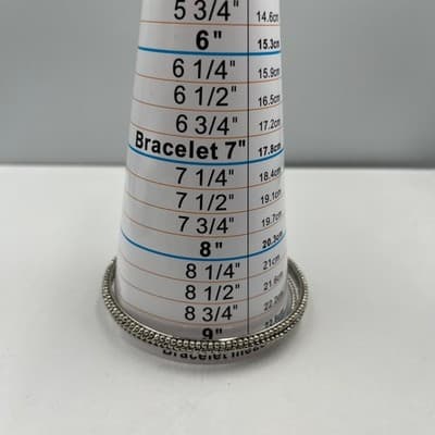 Vintage Silver-Tone Stacking Bangle Bracelets Set 3 Twisted Beaded Plain Texture - Thumbnail 6