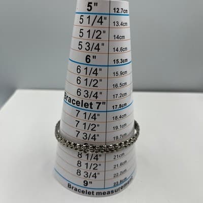 Vintage Silver-Tone Beaded Bubble Bangle Bracelets Set 2 Textured Stackable Boho - Thumbnail 6