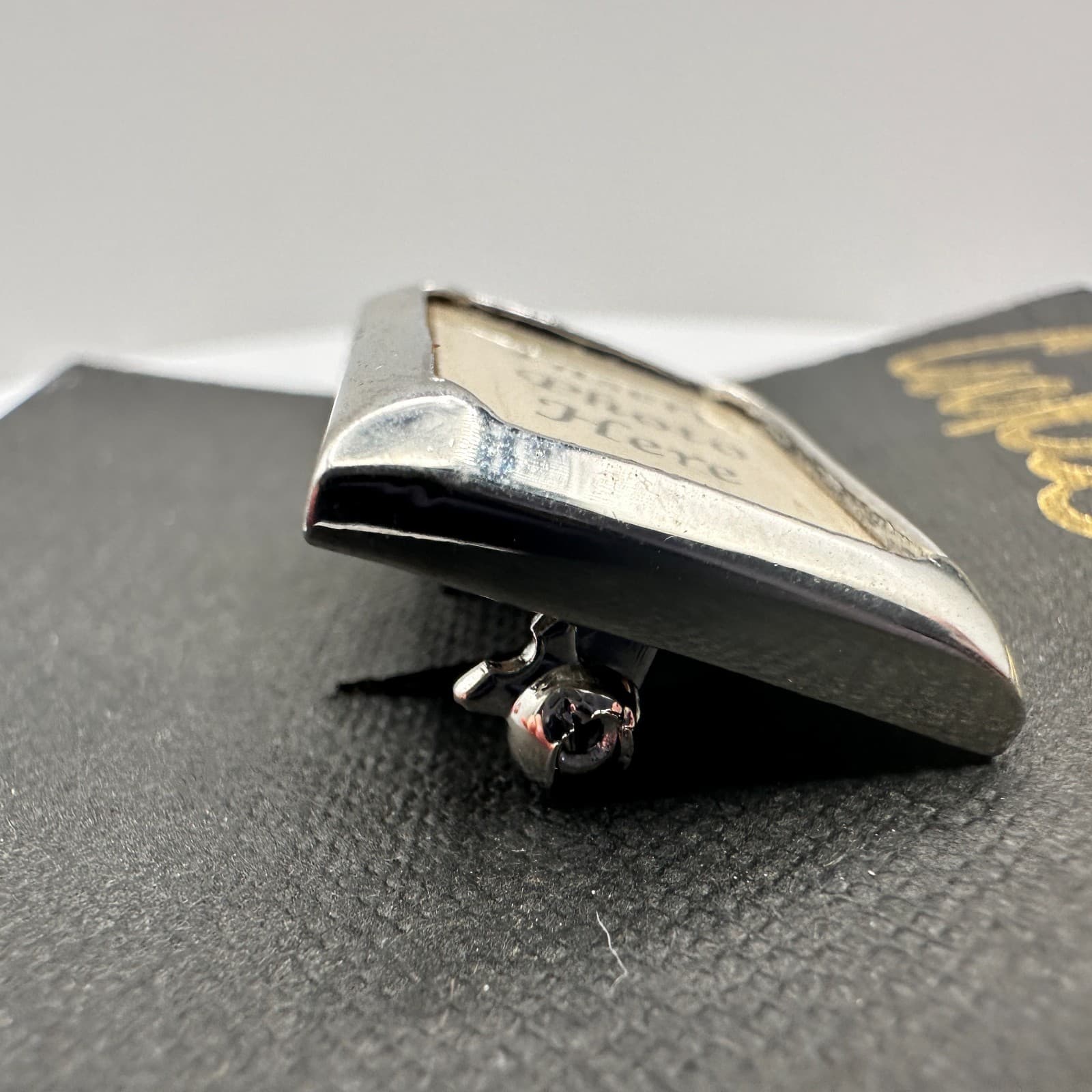 Vintage 90s Cookie Lee Silver Tone Picture Frame Brooch Pin Rectangular - Thumbnail 4