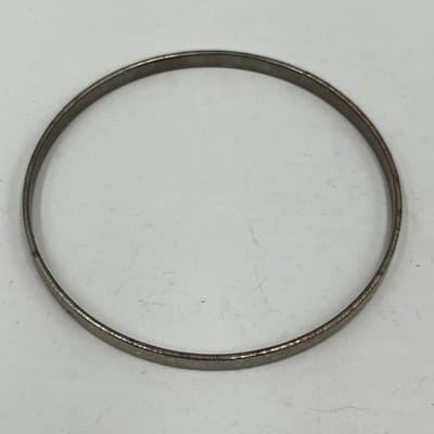 Vintage Stackable Silver-Tone Bangle Bracelets Set 4 Textured Dotted Glimmer - Thumbnail 5