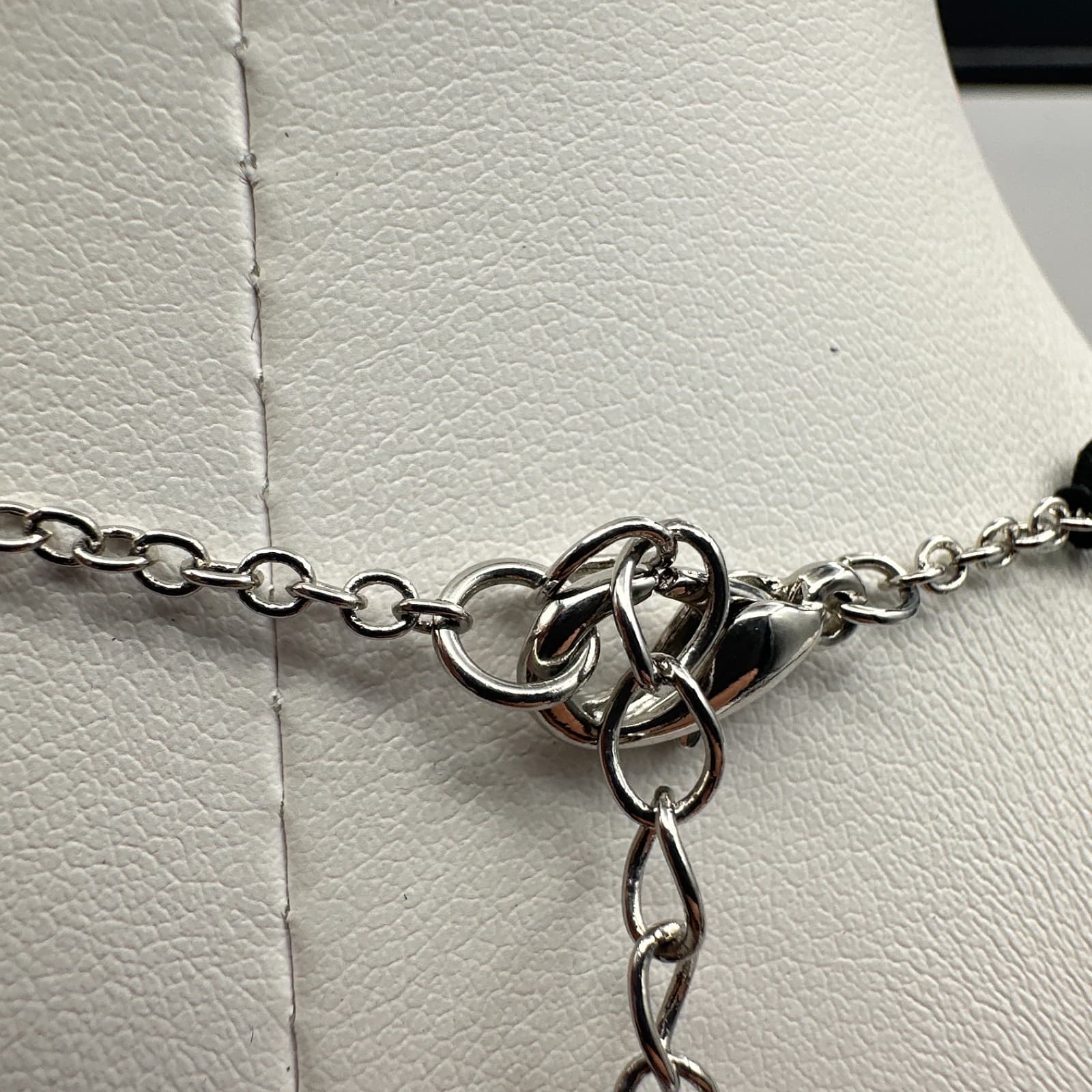 Vintage 80s Cookie Lee Halloween Pumpkin & Treat Bag Charm Necklace Jewelry - Thumbnail 6