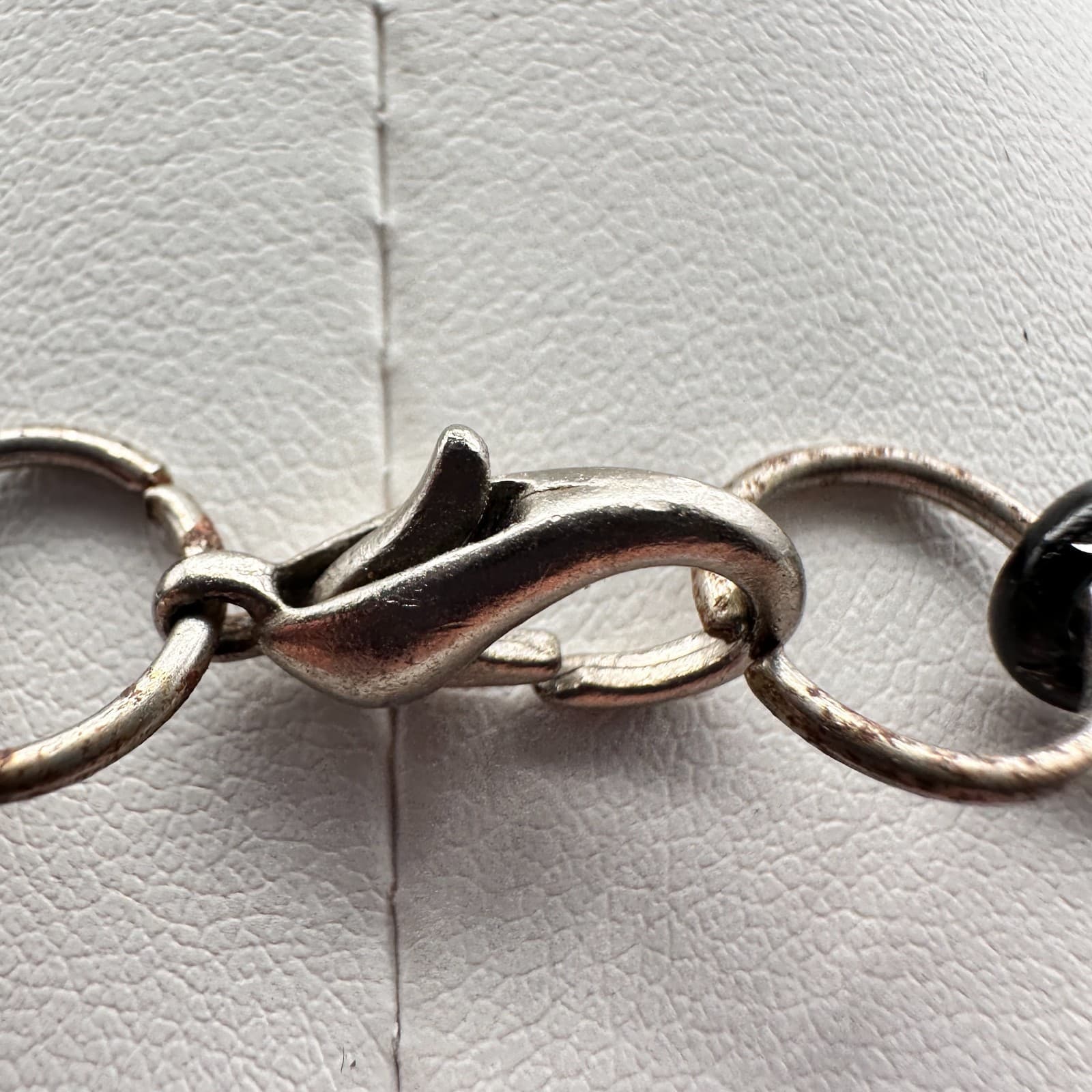 Vintage 90s Multi strand Layered Statement Necklace Black Resin Amber Clear Bead - Thumbnail 12