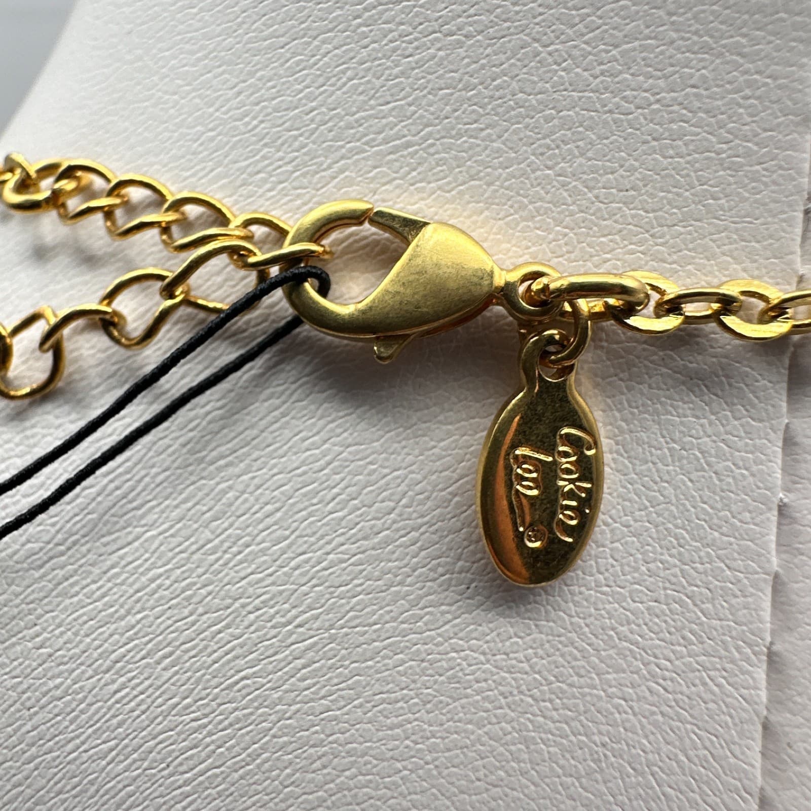 Vintage 90s Cookie Lee Pearl Glass Gold Tone Necklace Set Classic Womens Jewelry - Thumbnail 11