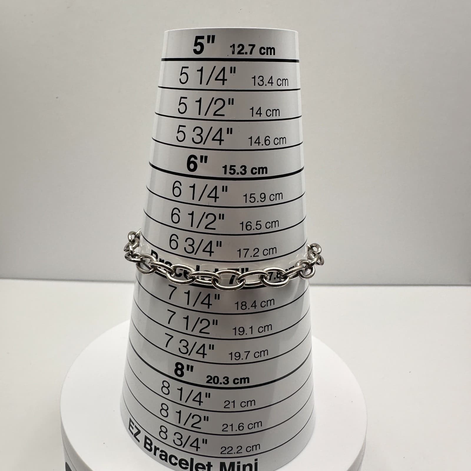 Vintage Y2K Silver Tone Bracelet Breast Cancer Awareness Pink Ribbon Heart Charm - Thumbnail 8