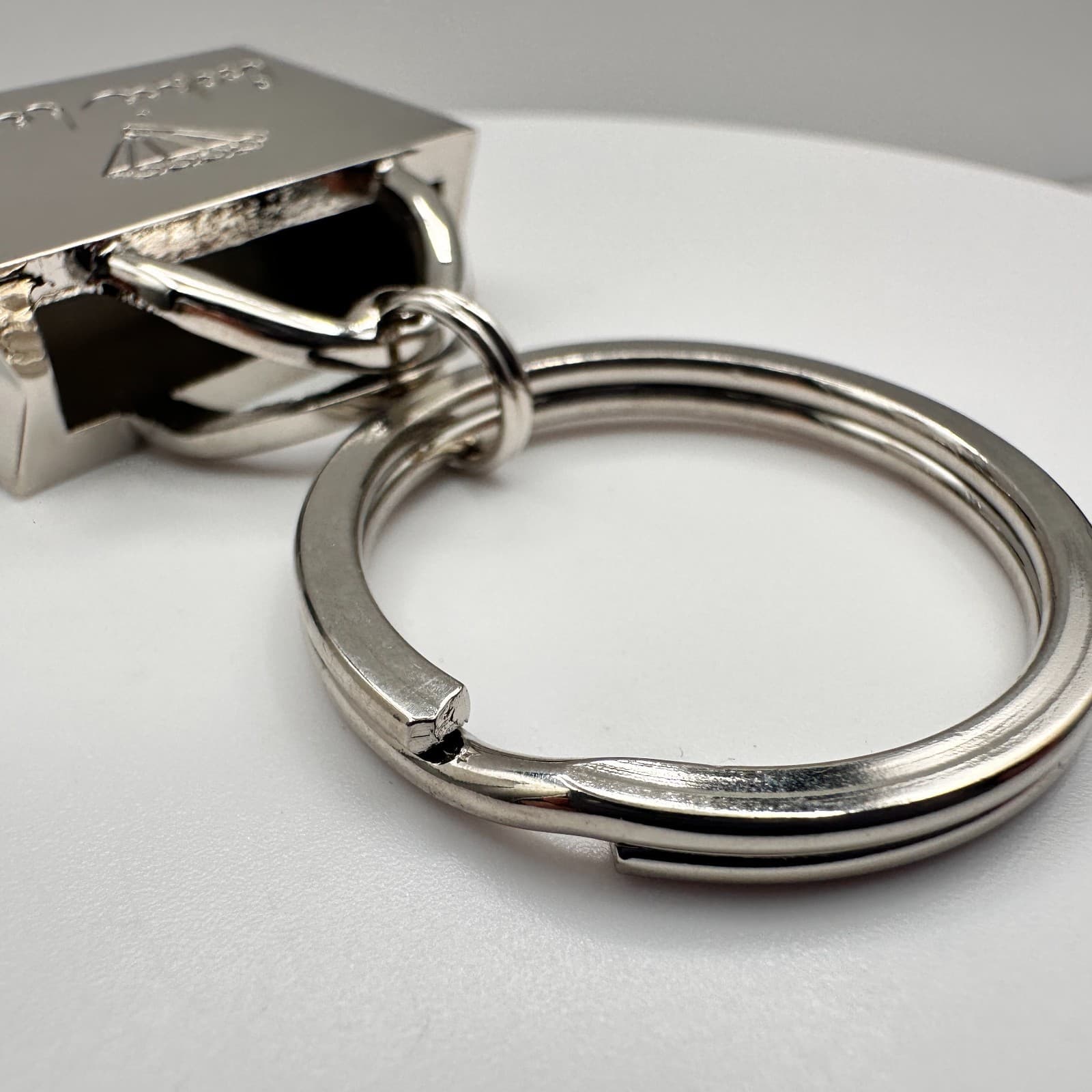 Vintage 90s Cookie Lee Silver Tone Shopping Bag Purse Keychain Fob Charm Gift - Thumbnail 10