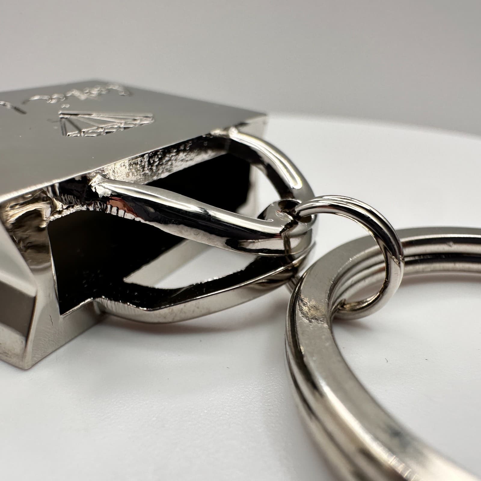 Vintage 90s Cookie Lee Silver Tone Shopping Bag Purse Keychain Fob Charm Gift - Thumbnail 11