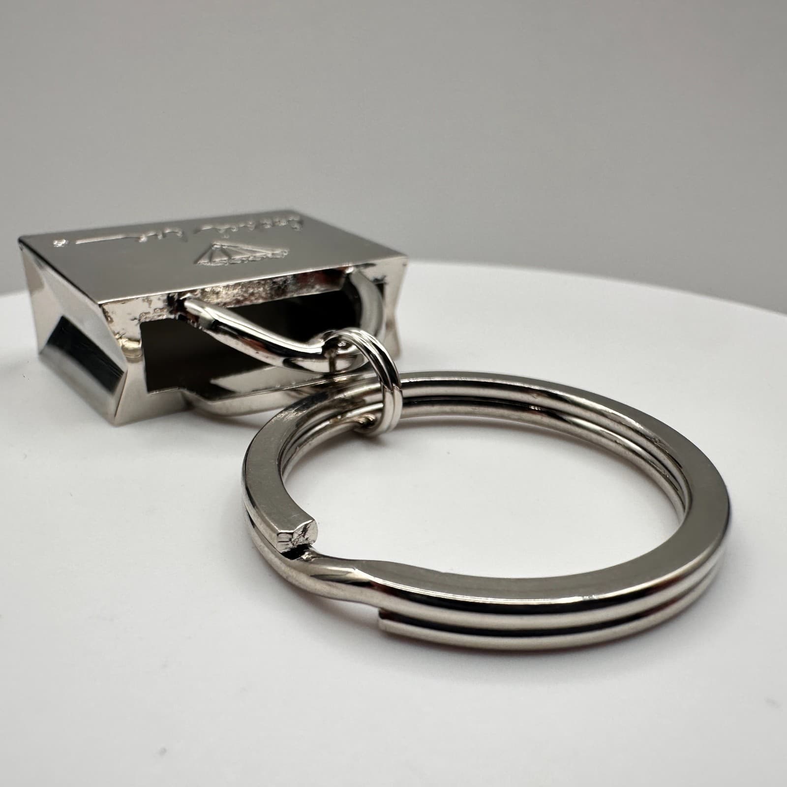 Vintage 90s Cookie Lee Silver Tone Shopping Bag Purse Keychain Fob Charm Gift - Thumbnail 9