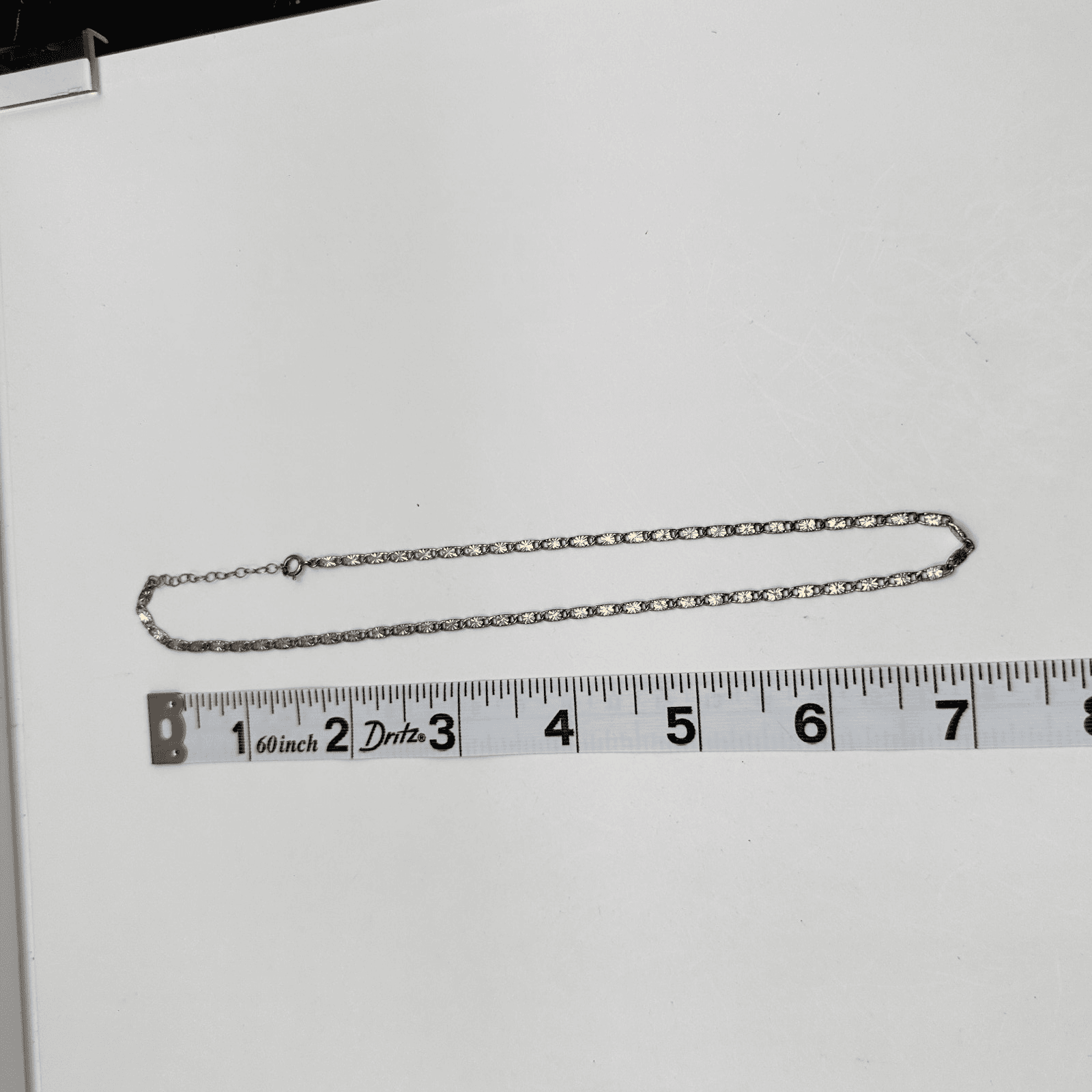 Vintage 90s Gold Tone Cut Starburst Link Chain Necklace Retro Women's Jewelry - Thumbnail 13