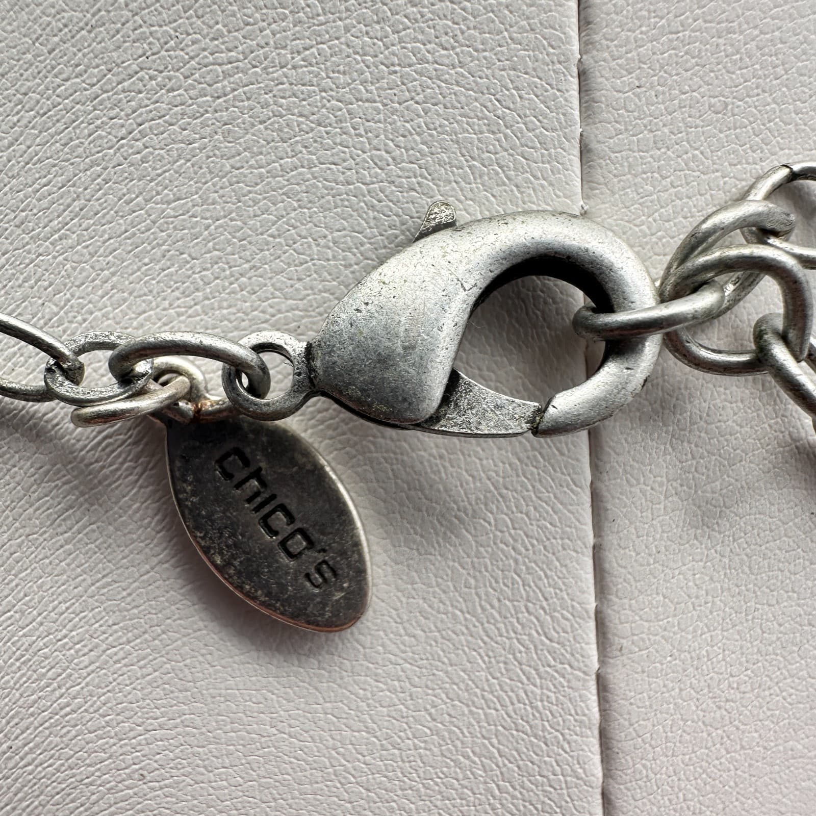 Vintage 80s Mother Pearl Leaf & Shell Bead Tassel Pendant Long Necklace Jewelry - Thumbnail 12