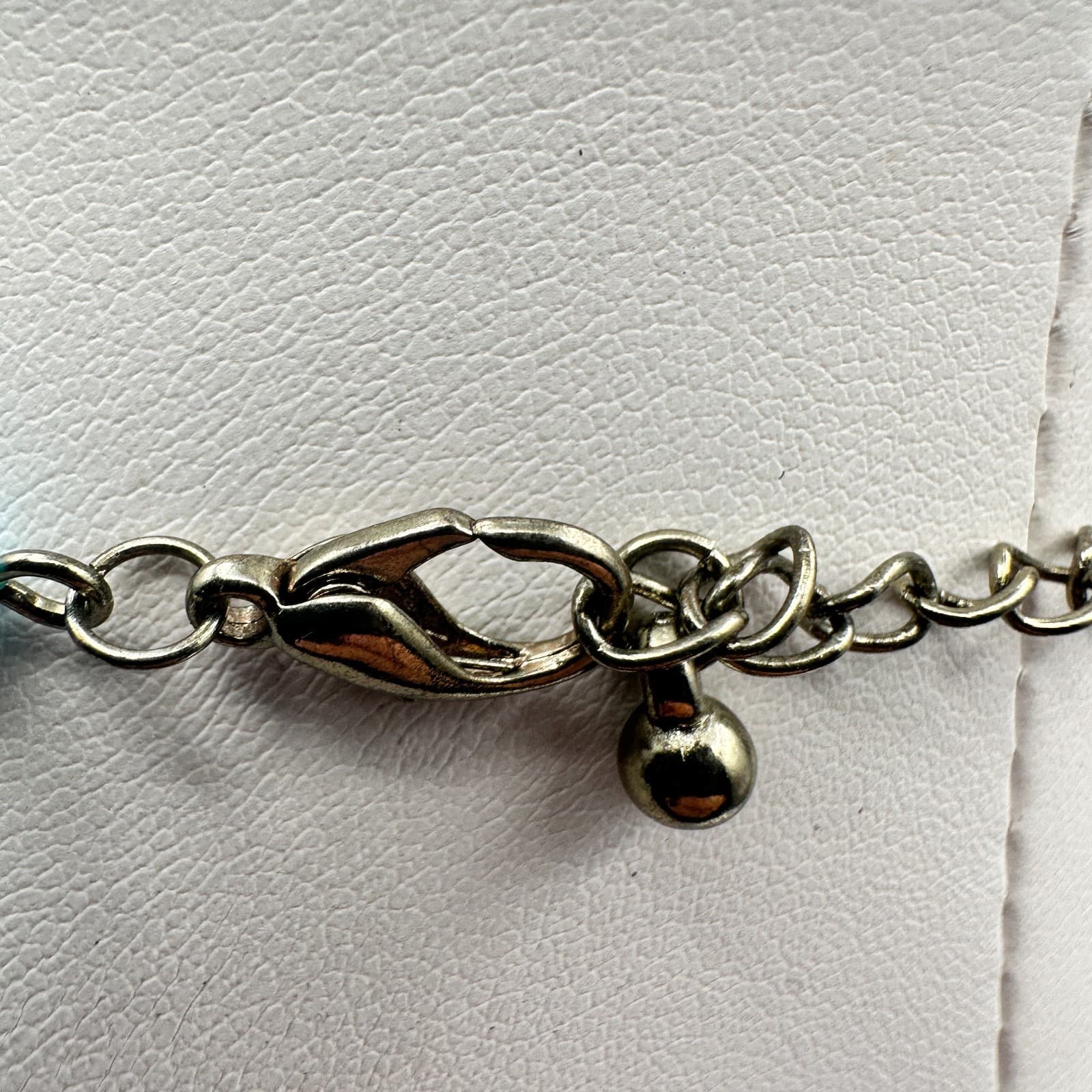 Vintage 90s Y2K Hamsa Evil Eye Gold Tone Necklace Blue Beads Boho Luck Jewelry - Thumbnail 10