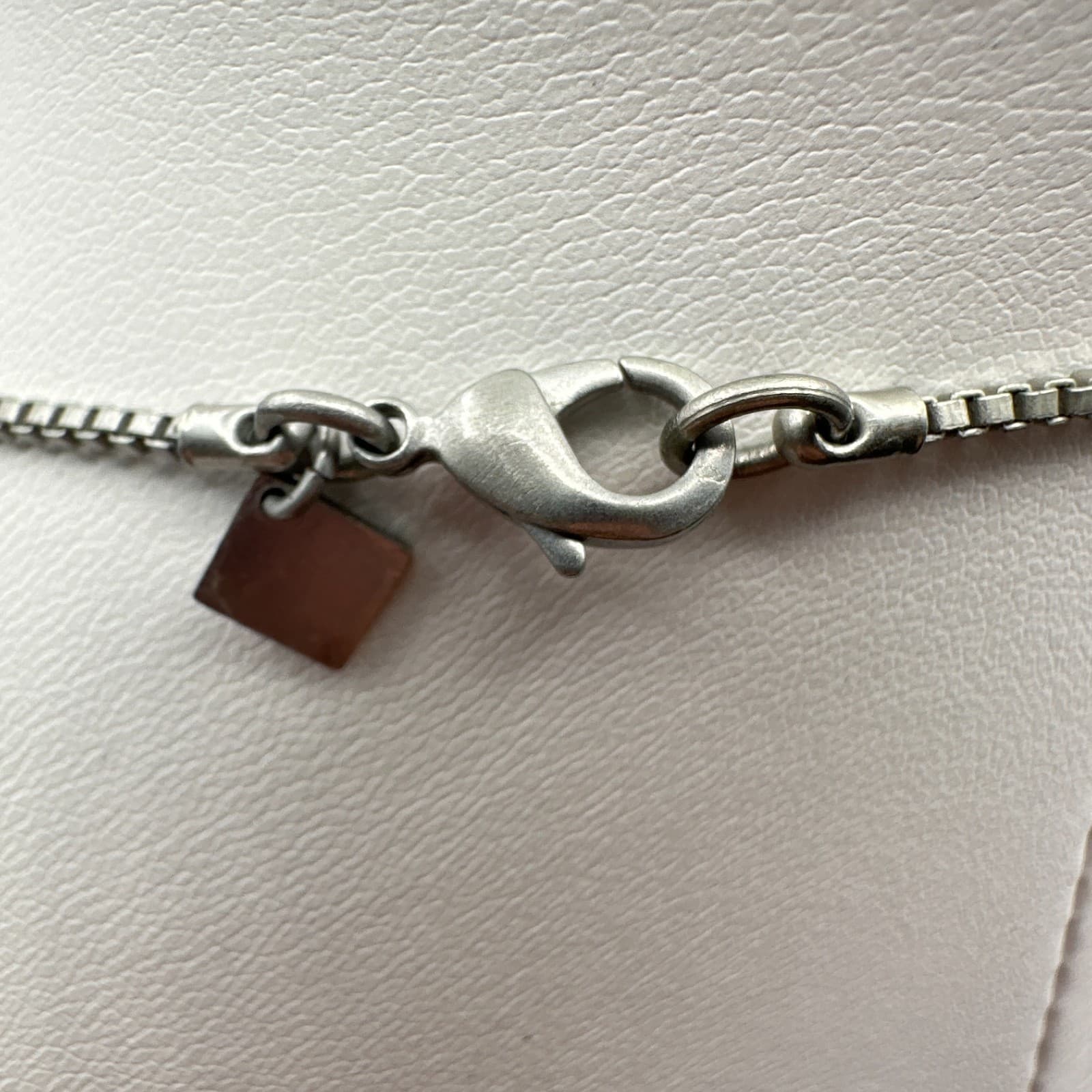 Vintage 90s Y2K Gold Tone Bow Station Necklace Box Chain Lobster Boho Jewelry - Thumbnail 9