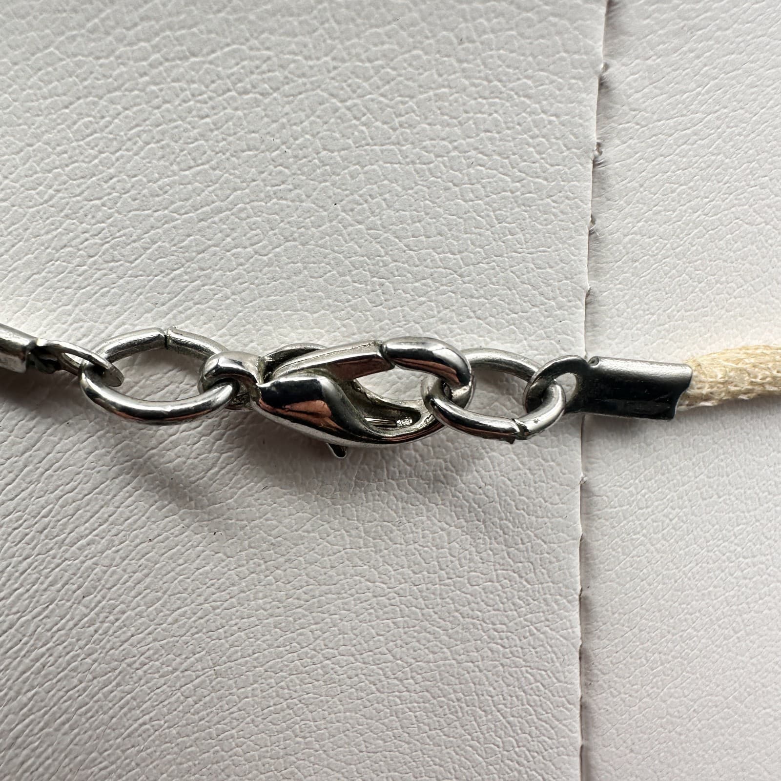 Vintage 90s Cream Faux Pearl Mesh Net Wrap Bead Necklace Classic Women's Jewelry - Thumbnail 9