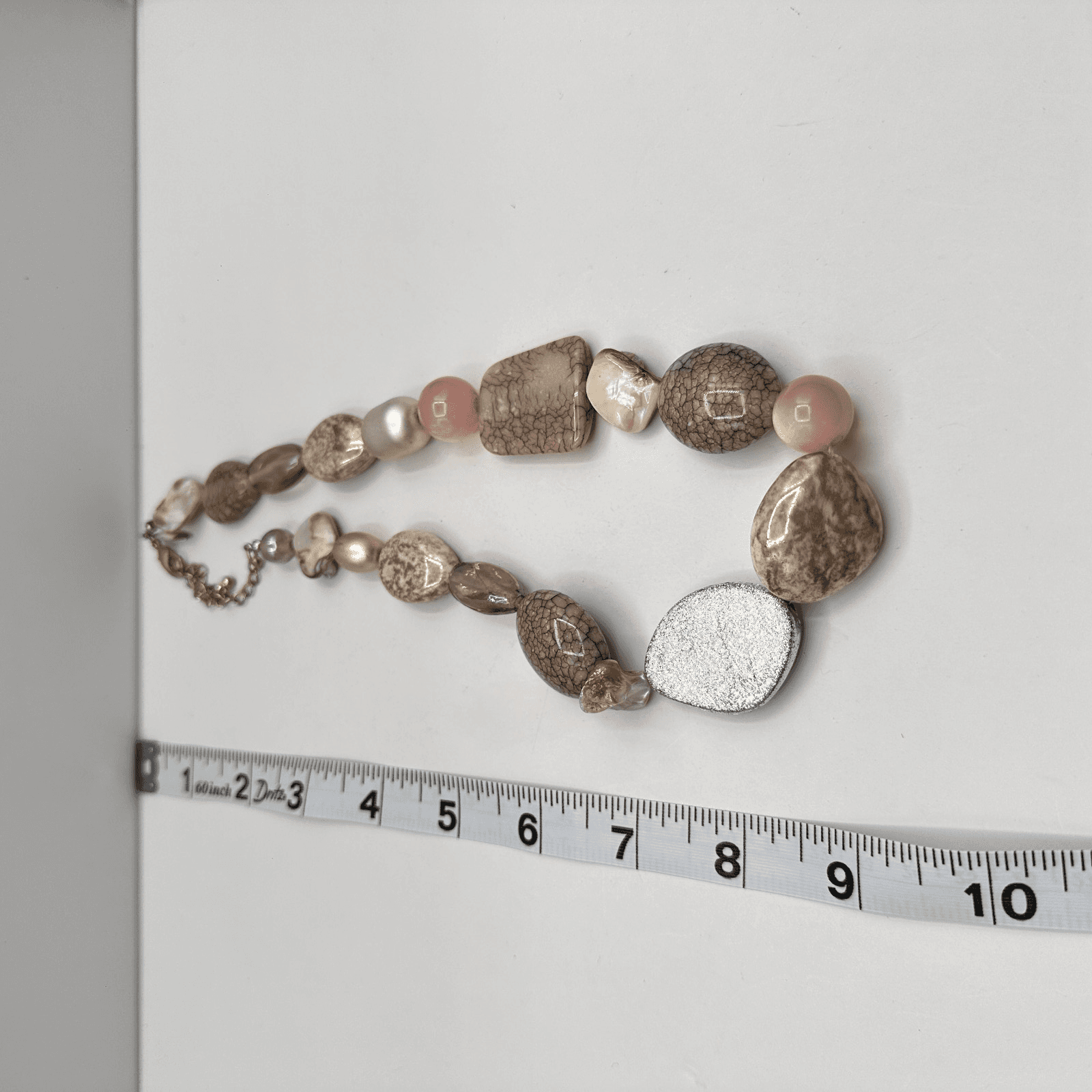 Vintage Y2K Chunky Stone Statement Necklace Boho Women's Classic Jewelry - Thumbnail 11