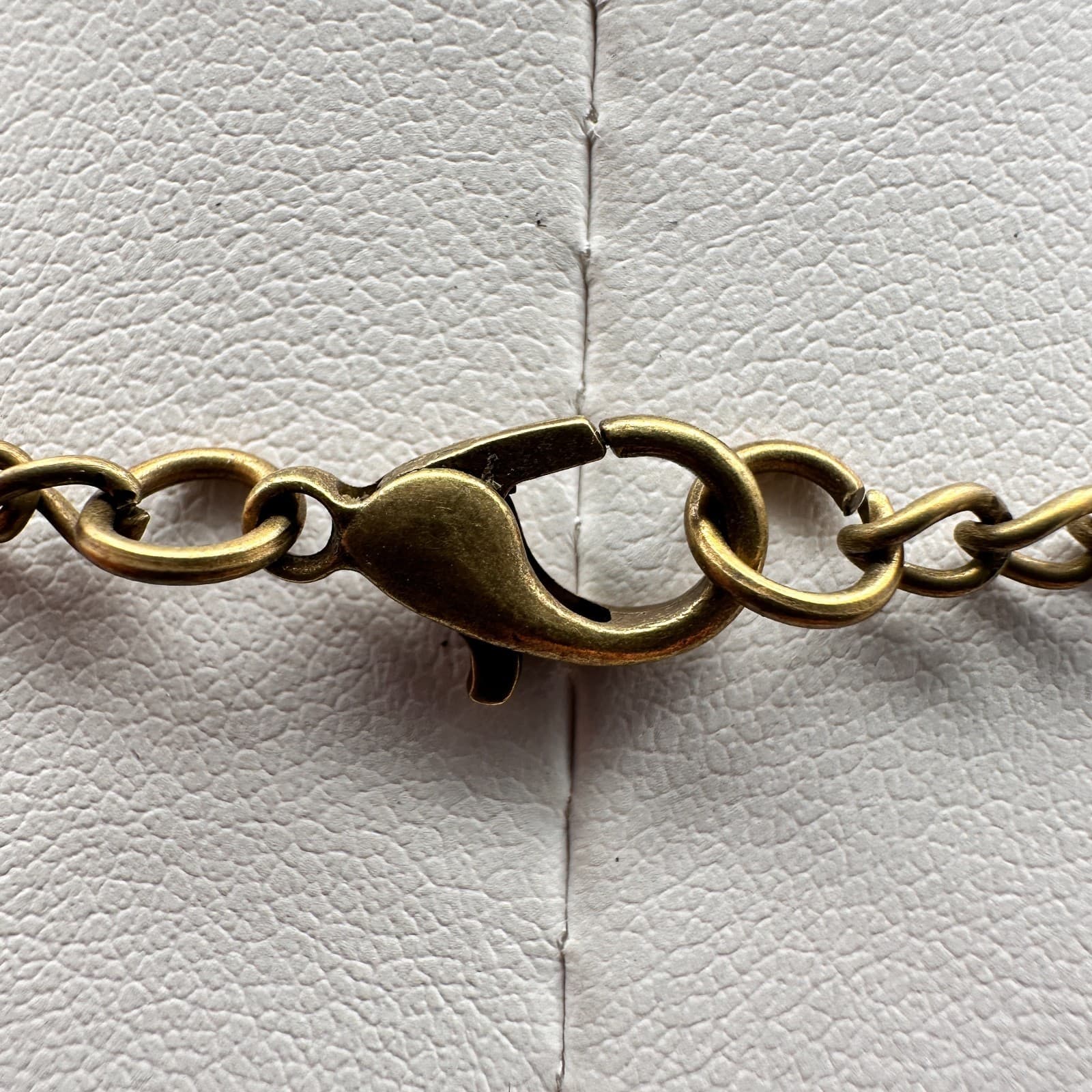 Vintage 90s Harry Potter Deathly Hallows Pendant Necklace Bronze Tone Jewelry - Thumbnail 6