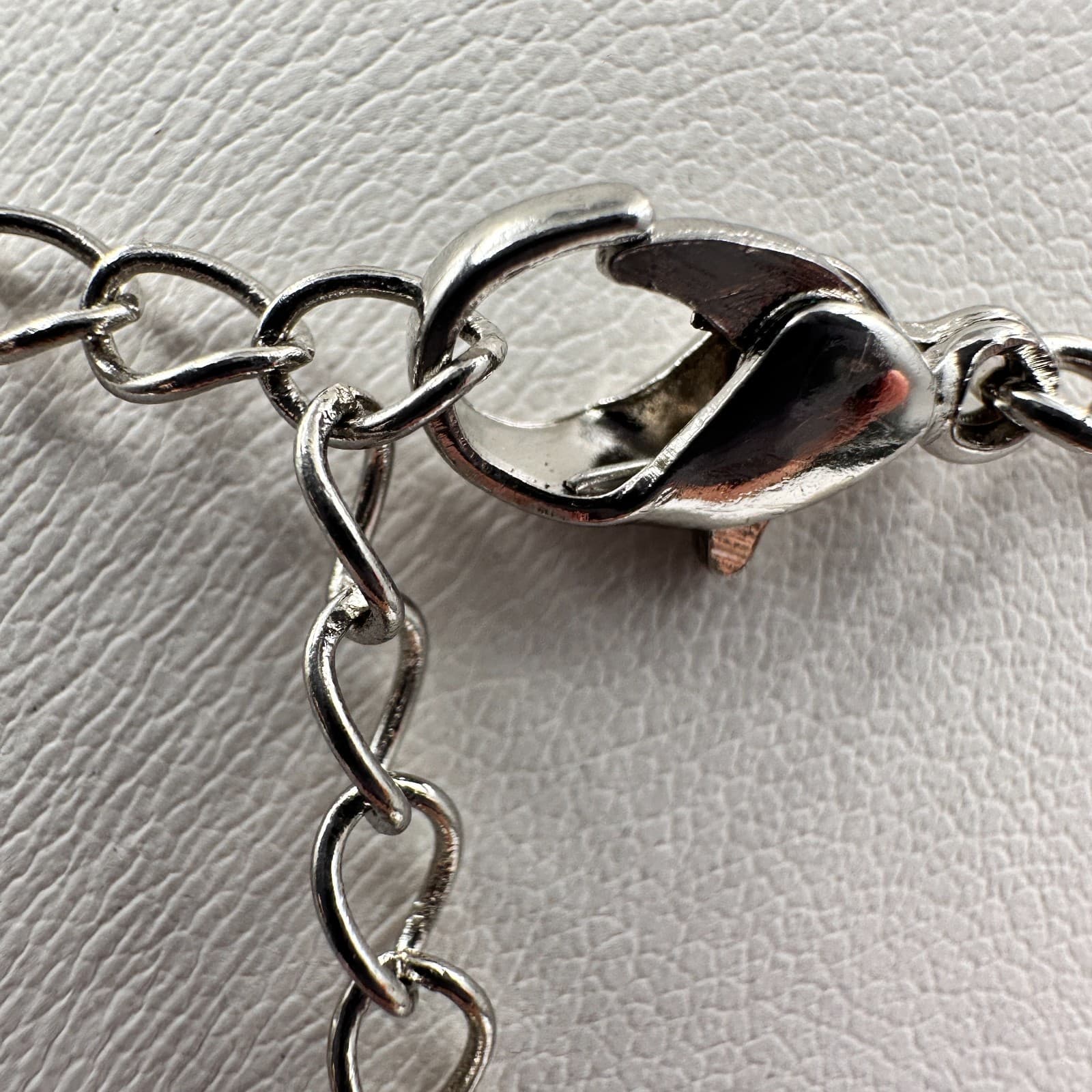 Vintage Y2K Silver Tone Owl Pendant Necklace Black Boho Women's Classic Jewelry - Thumbnail 7