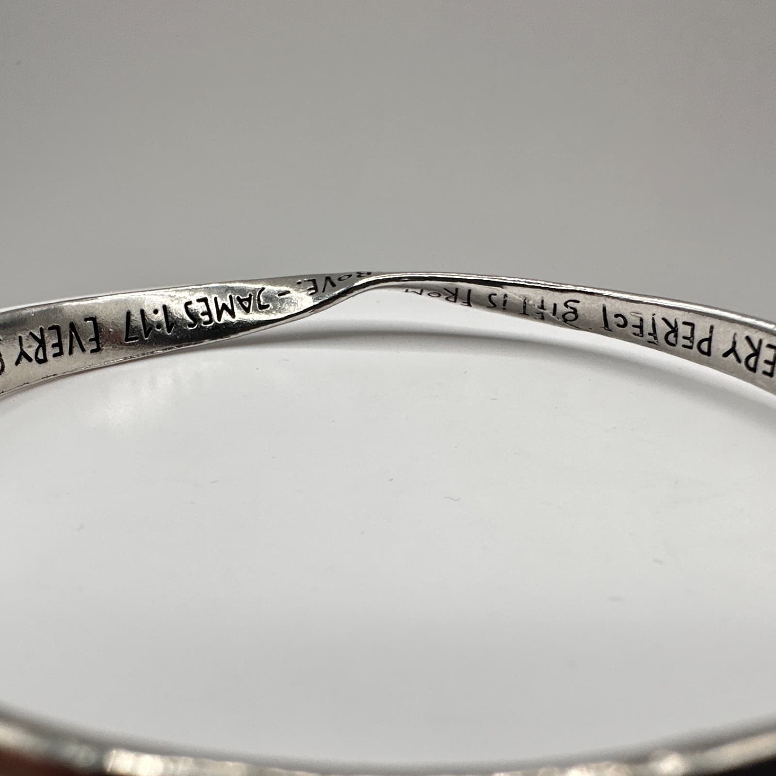 Vintage 90s James 1:17 Bracelet Statement Silver Tone Women's Classic Jewelry - Thumbnail 6