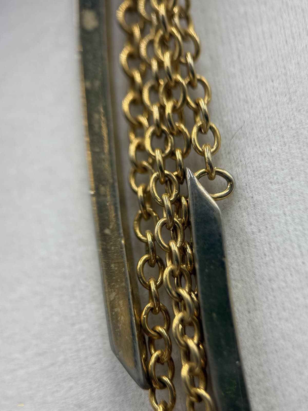 Modern Gold-Tone Fringe Bar Pendant Necklace Layered Boho Statement - Thumbnail 14