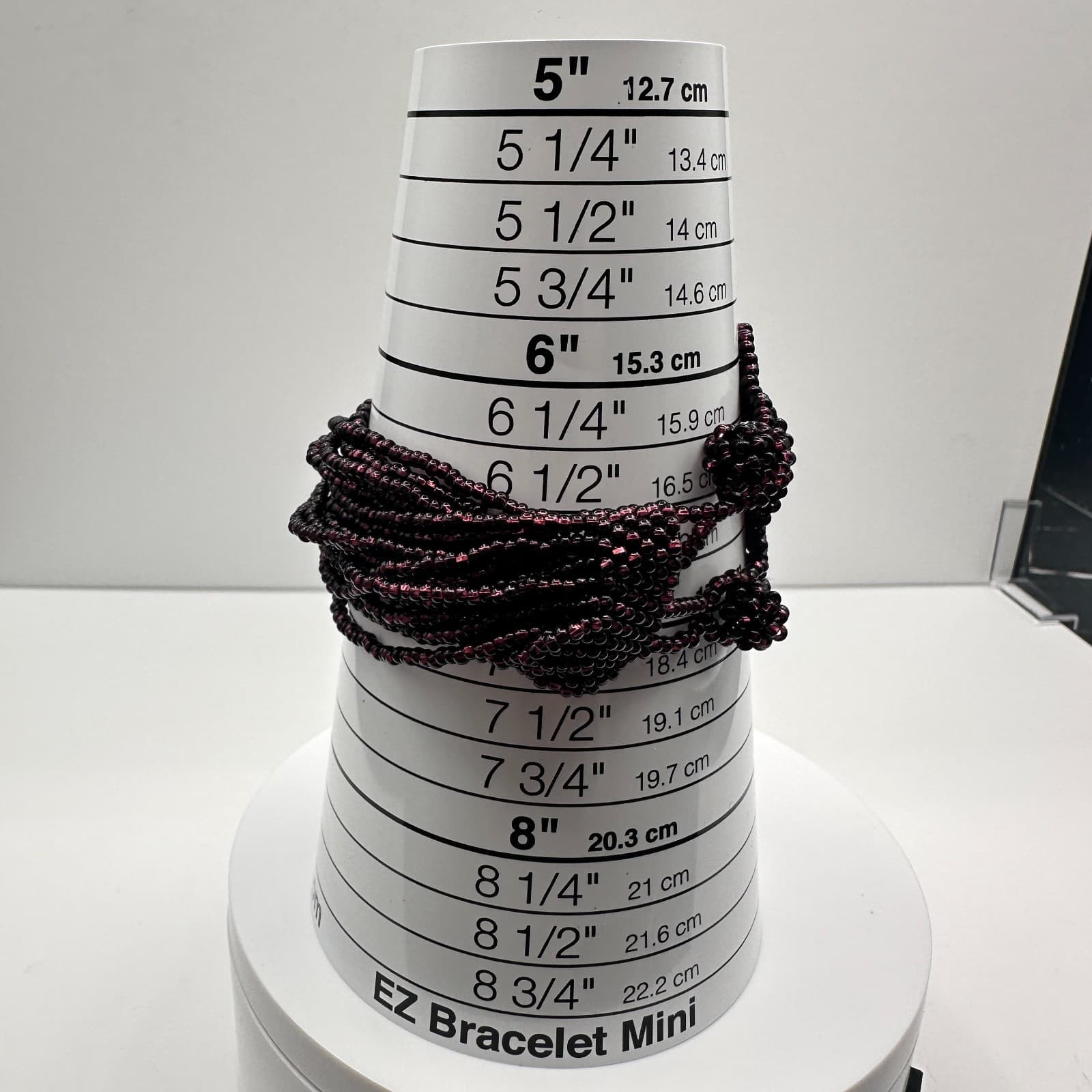 Vintage 90s Floral Seed Bead Multi Strand Statement Bracelet Women's Jewelry - Thumbnail 10