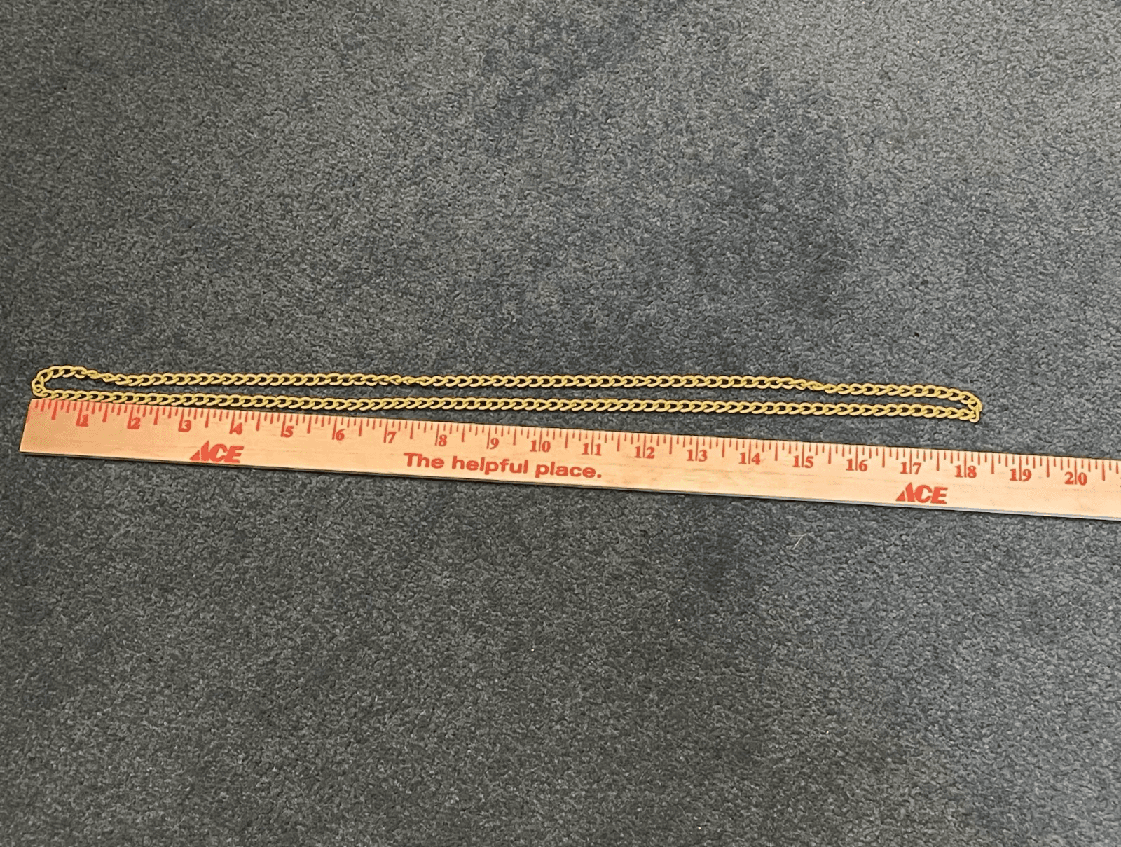 Vintage Double Curb Chain Necklace Neon Yellow Enamel Coated Long Chunky - Thumbnail 2