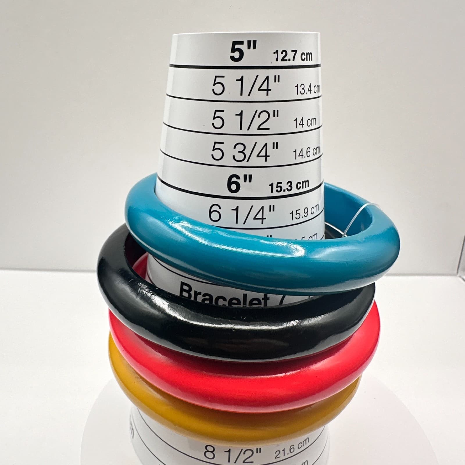 Vintage 90s Chunky Wooden Hand Bracelets Set Boho Women's Classic Jewelry - Thumbnail 6