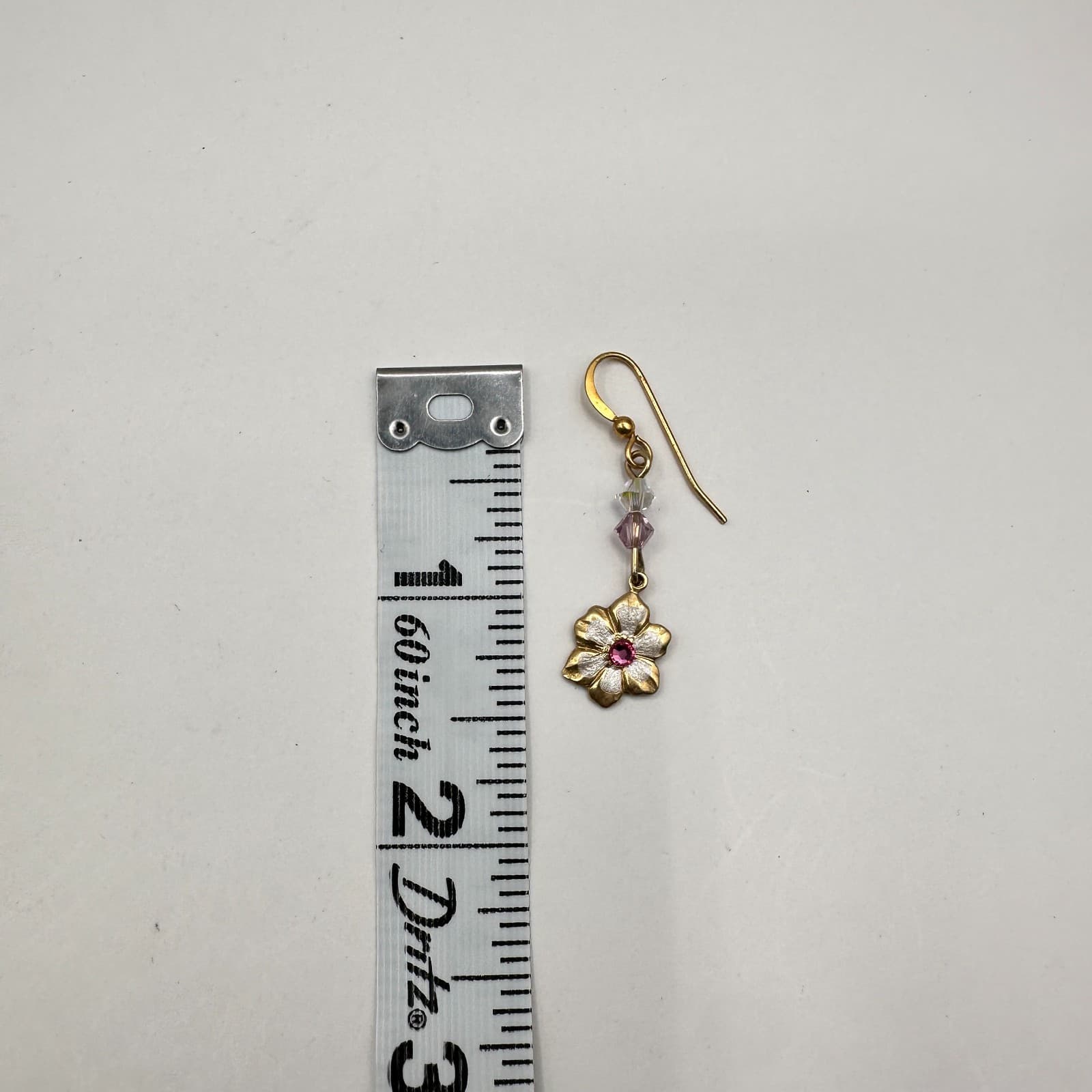 Vintage 90s Teardrop Hoop Dangle Earrings Set Gold Tone Classic Women's Jewelry - Thumbnail 10