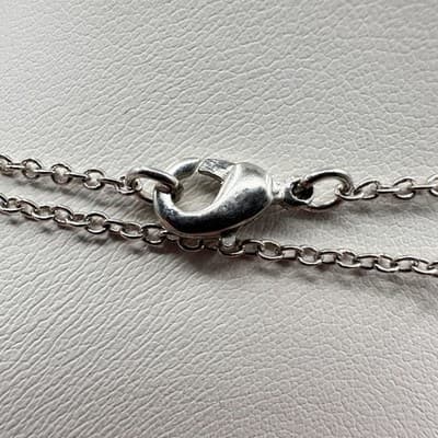 Necklace Silver Tone Double Strand Clear Rhinestone Bezel Set Statement Chain - Thumbnail 8