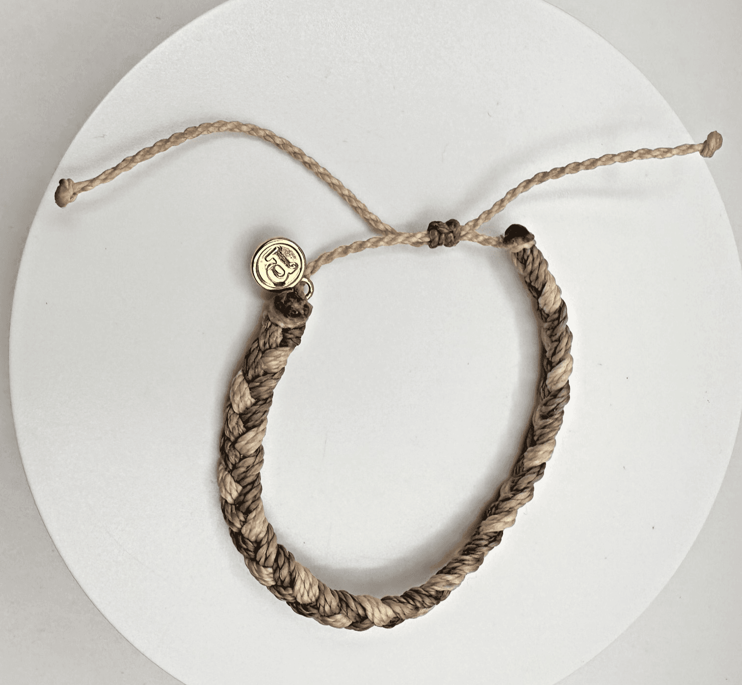 Vintage 90s Pura Vida Braided Bracelet Boho Retro Women's Classic Jewelry - Image 1