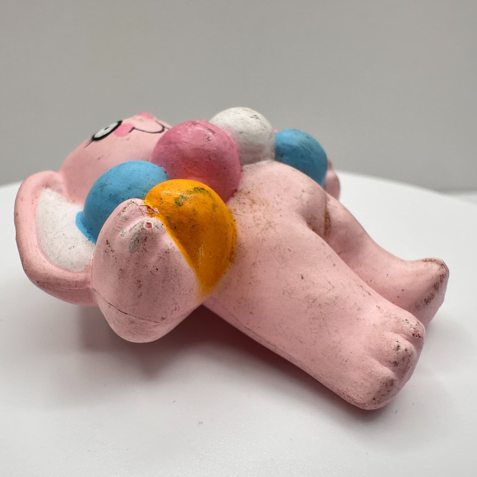 Vintage 80s Easter Unlimited Pink Bunny Rabbit Brooch Duck Eggs Pastel Jewelry - Thumbnail 3