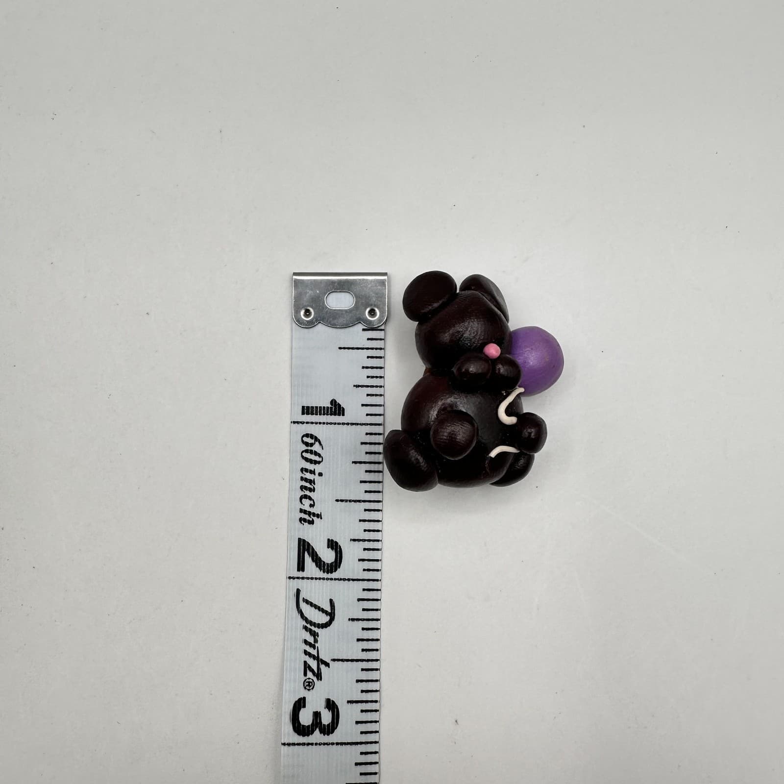 Vintage 80s Silver Tone Teddy Bear Brooch Pin Retro Women's Classic Jewelry - Thumbnail 5