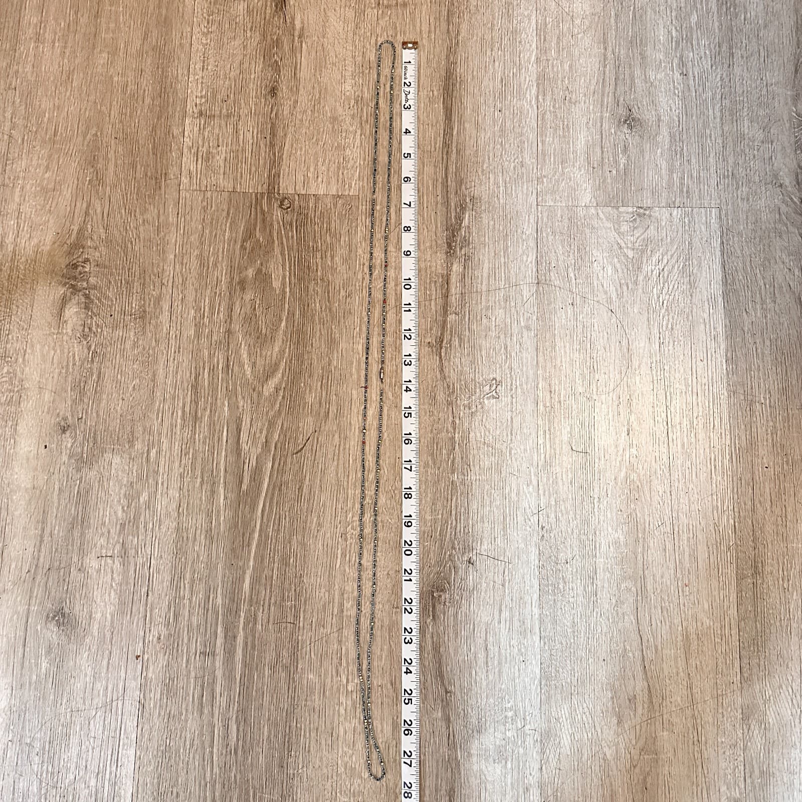 Vintage 90s Multi-Strand Seed Beaded Necklace Women's Classic Fashion Jewelry - Thumbnail 9