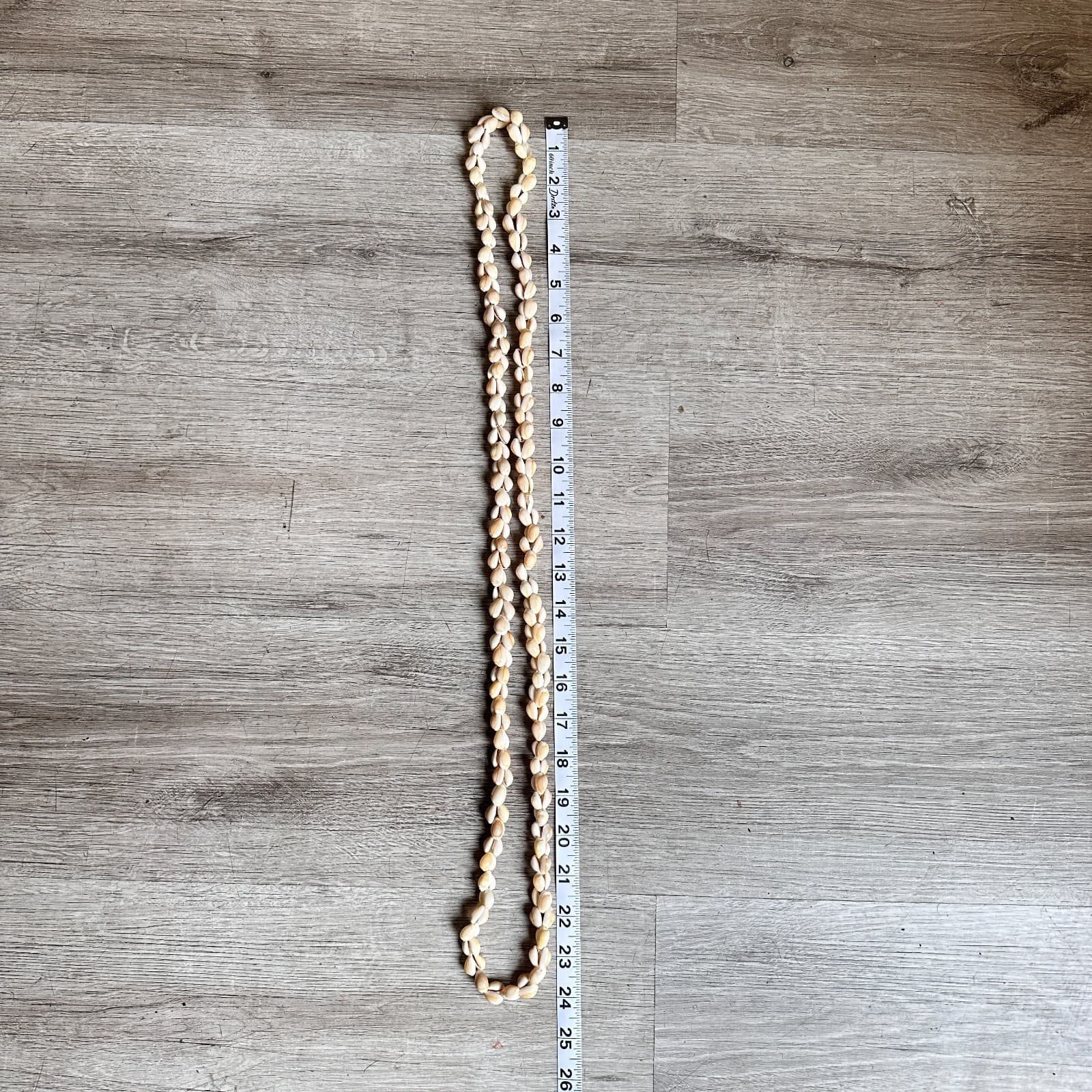 Vintage 90s Double Strand Cowrie Shell Necklace Boho Women's Classic Jewelry - Thumbnail 6