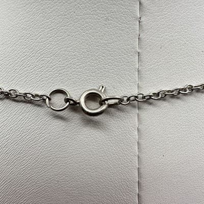 Vintage 80s Summer Beach Vibe Silver-Tone Flop & Purple Stones Necklace jewelry - Thumbnail 5