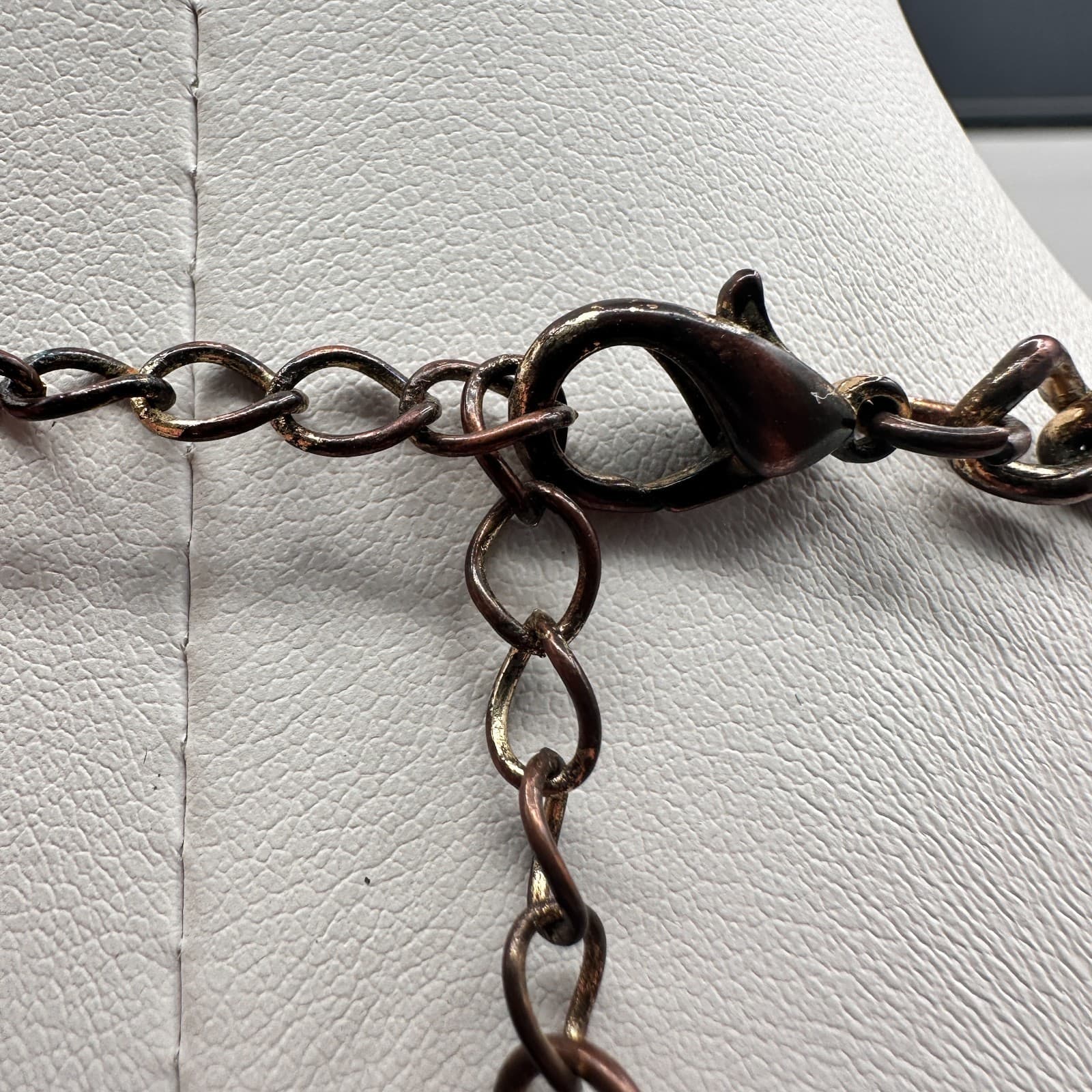 Vintage Y2K Black Onyx Statement Bib Necklace Gold Tone Chunky Women's Jewelry - Thumbnail 7