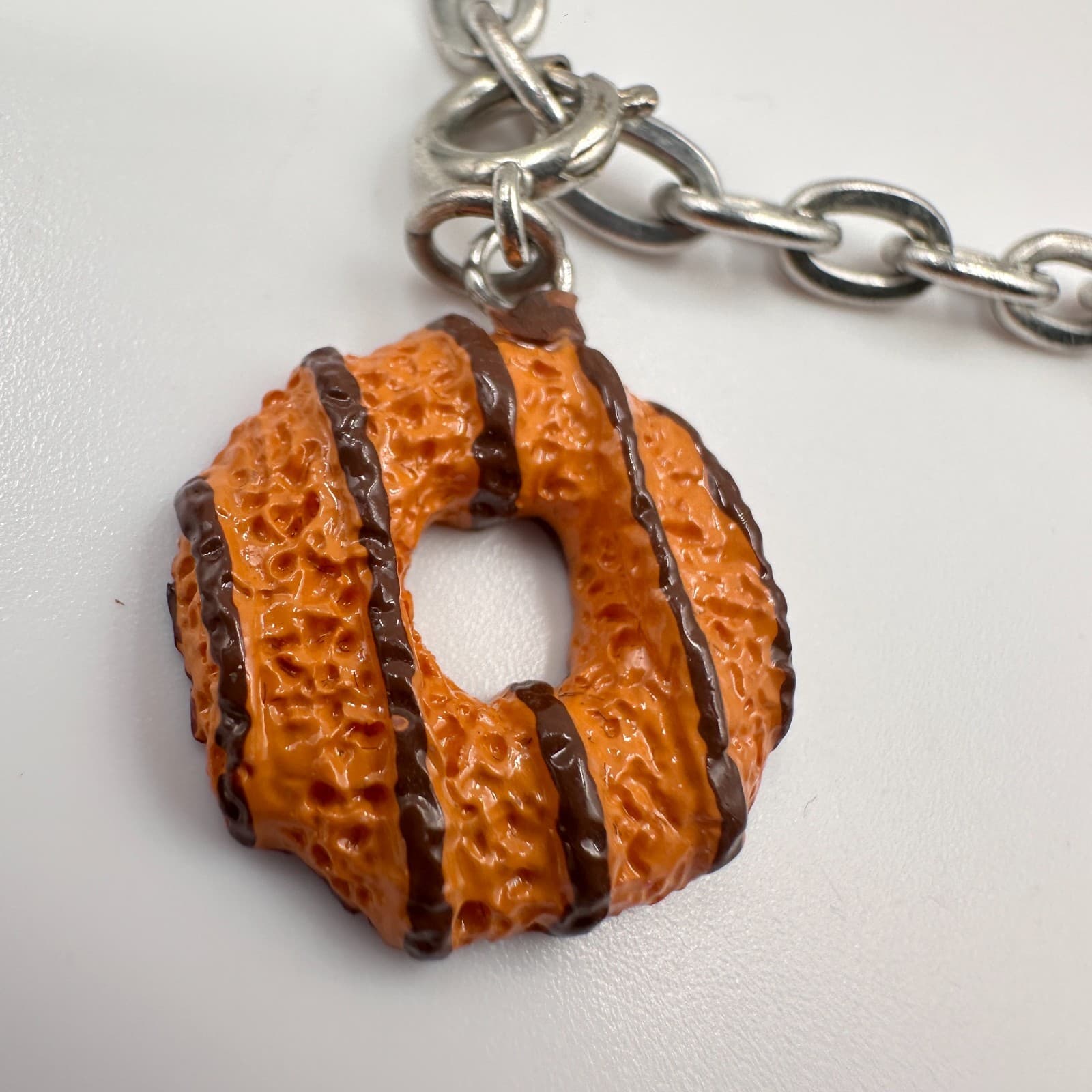 Vintage Y2K CHARM IT! Girl Scouts Bracelet Samoas Cookie Trefoil Rhinestone - Thumbnail 3