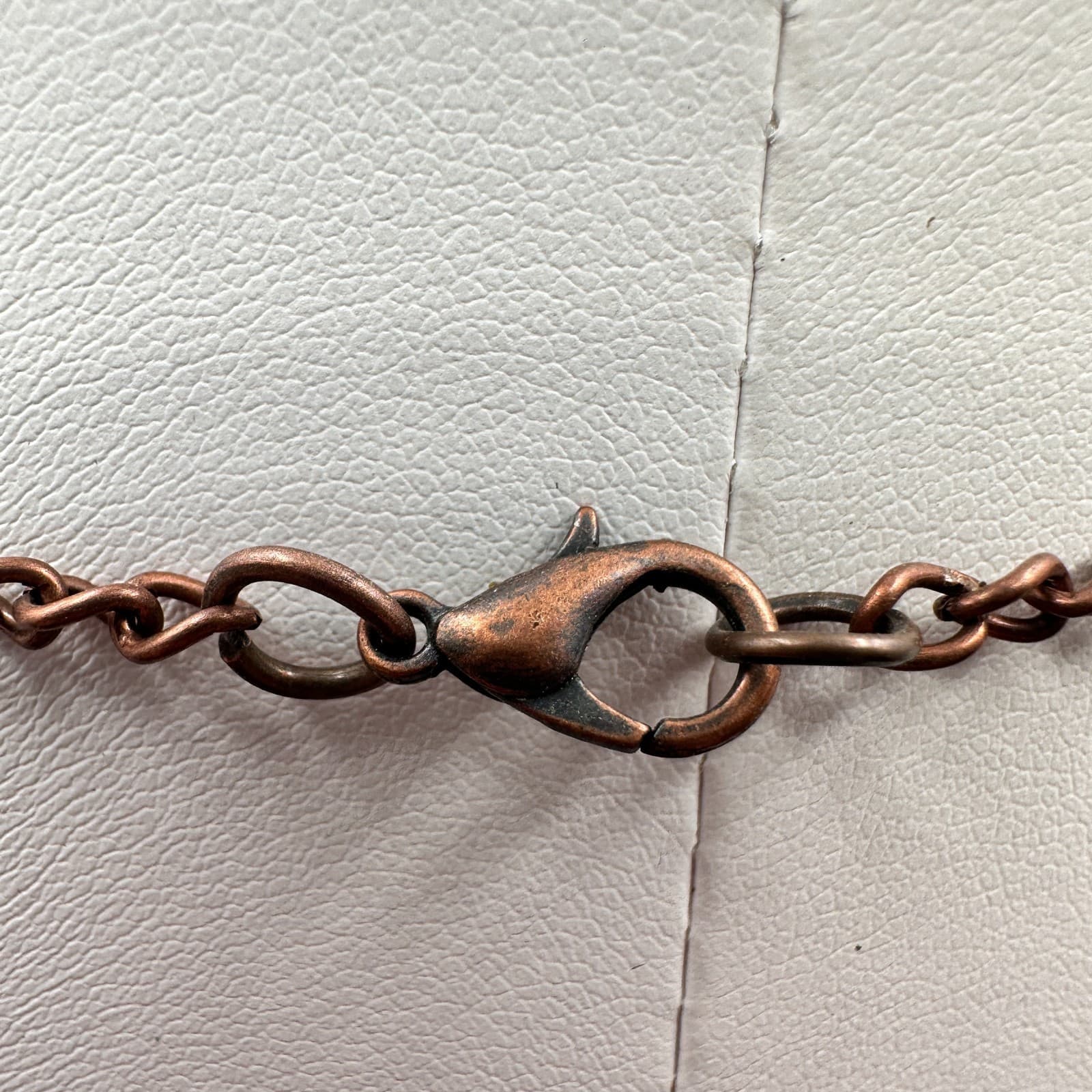 Vintage 80s Industrial Copper Steampunk Statement Necklace Movable Gears Jewelry - Thumbnail 6