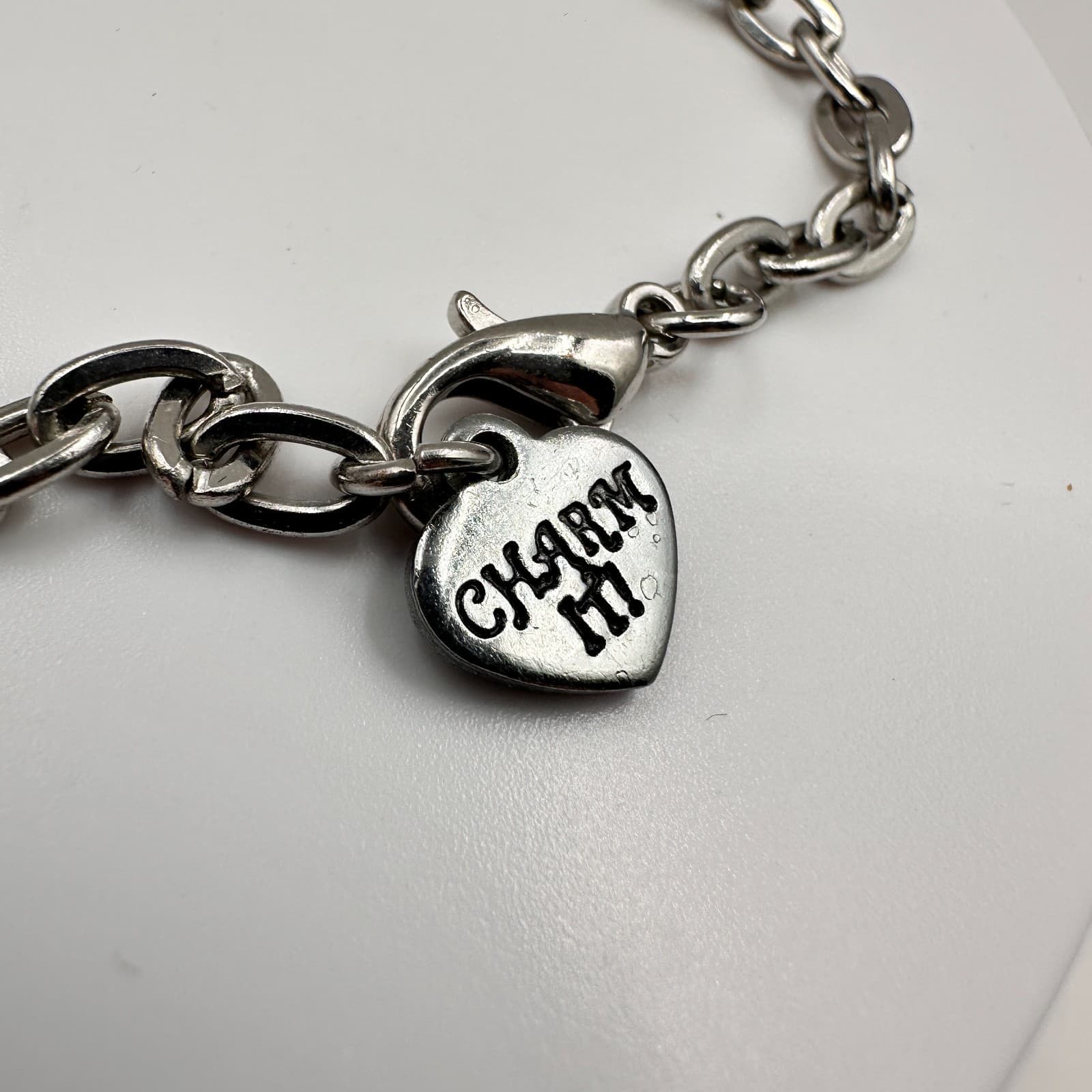 Vintage Y2K CHARM IT! Girl Scouts Bracelet Samoas Cookie Trefoil Rhinestone - Thumbnail 6