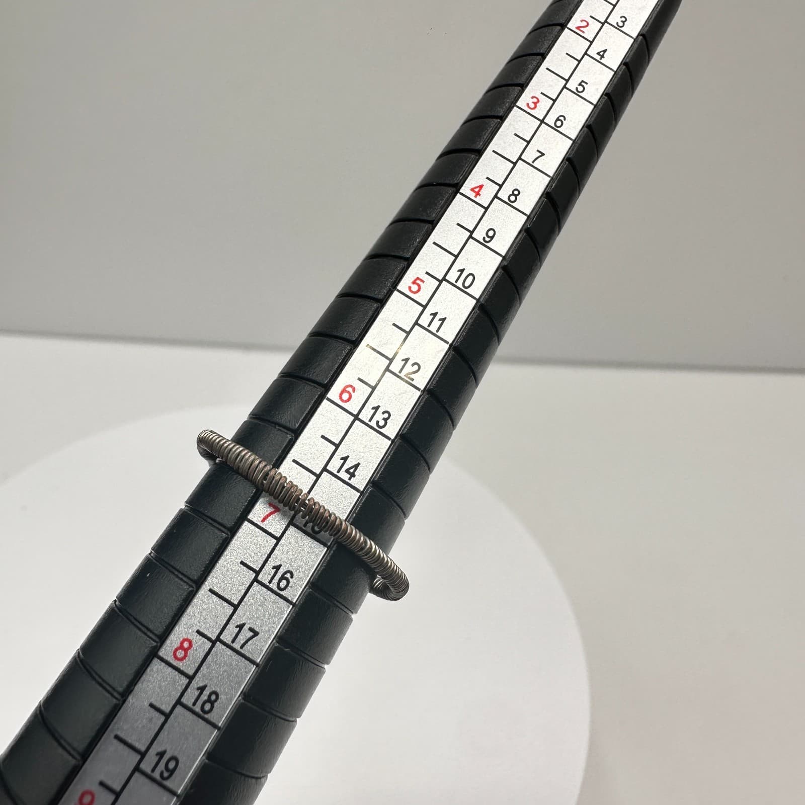 Vintage 90s Boho Silver Tone Wire Wrapped Turquoise Ring Women's Classic Jewelry - Thumbnail 6