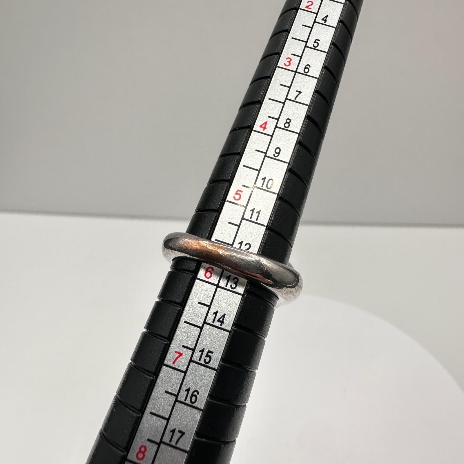 Vintrage 90s Purple Glass Heart Ring Silver Tone Statement Fashion Jewelry - Thumbnail 7