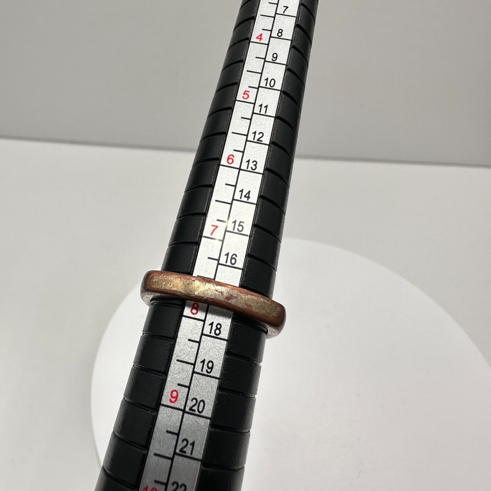 Vintage Y2K Silver Tone Clear Rhinestone Statement Round Ring Retro Jewelry - Thumbnail 7