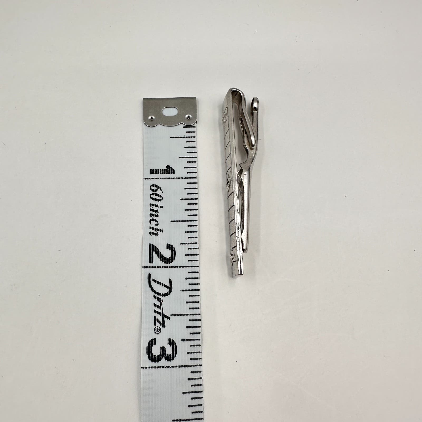 Vintage 90s Swank Silver Tone Fleur De Lis Cufflinks & Tie Clip Set Jewelry - Thumbnail 10