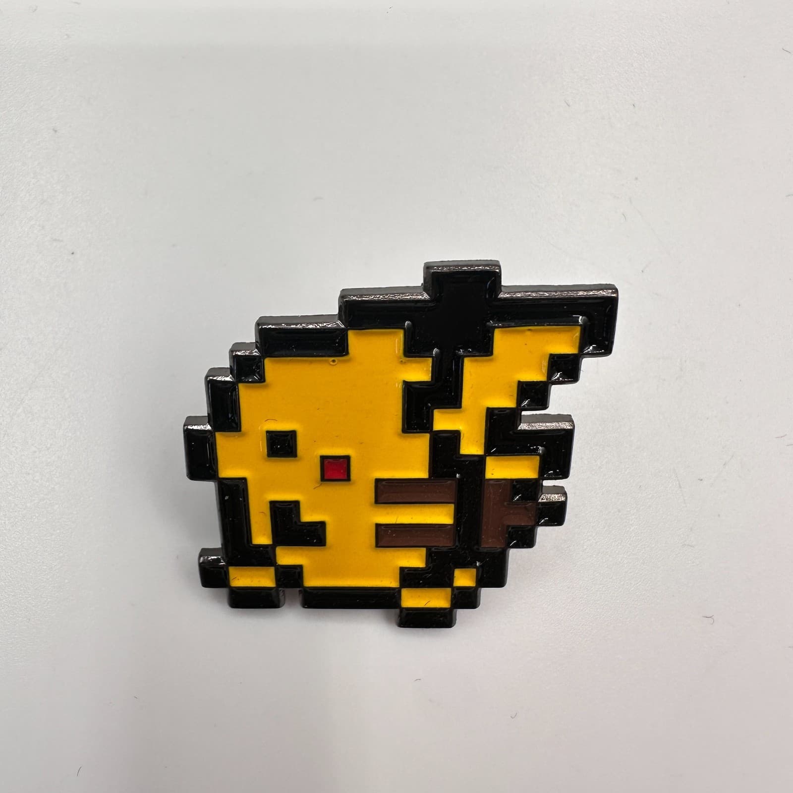 Vintage Y2K Cute Pixel Art Pikachu Enamel 8-Bit Style Fan Hat Lapel Pin Jewelry - Thumbnail 4