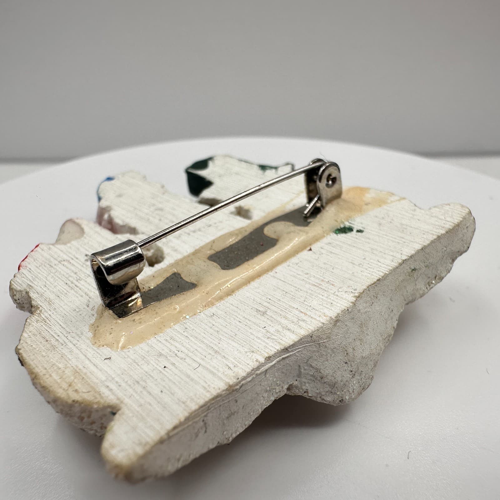 Vintage 90s Snowman Family Brooch Pins Set Resin Christmas Holiday Jewelry - Thumbnail 8