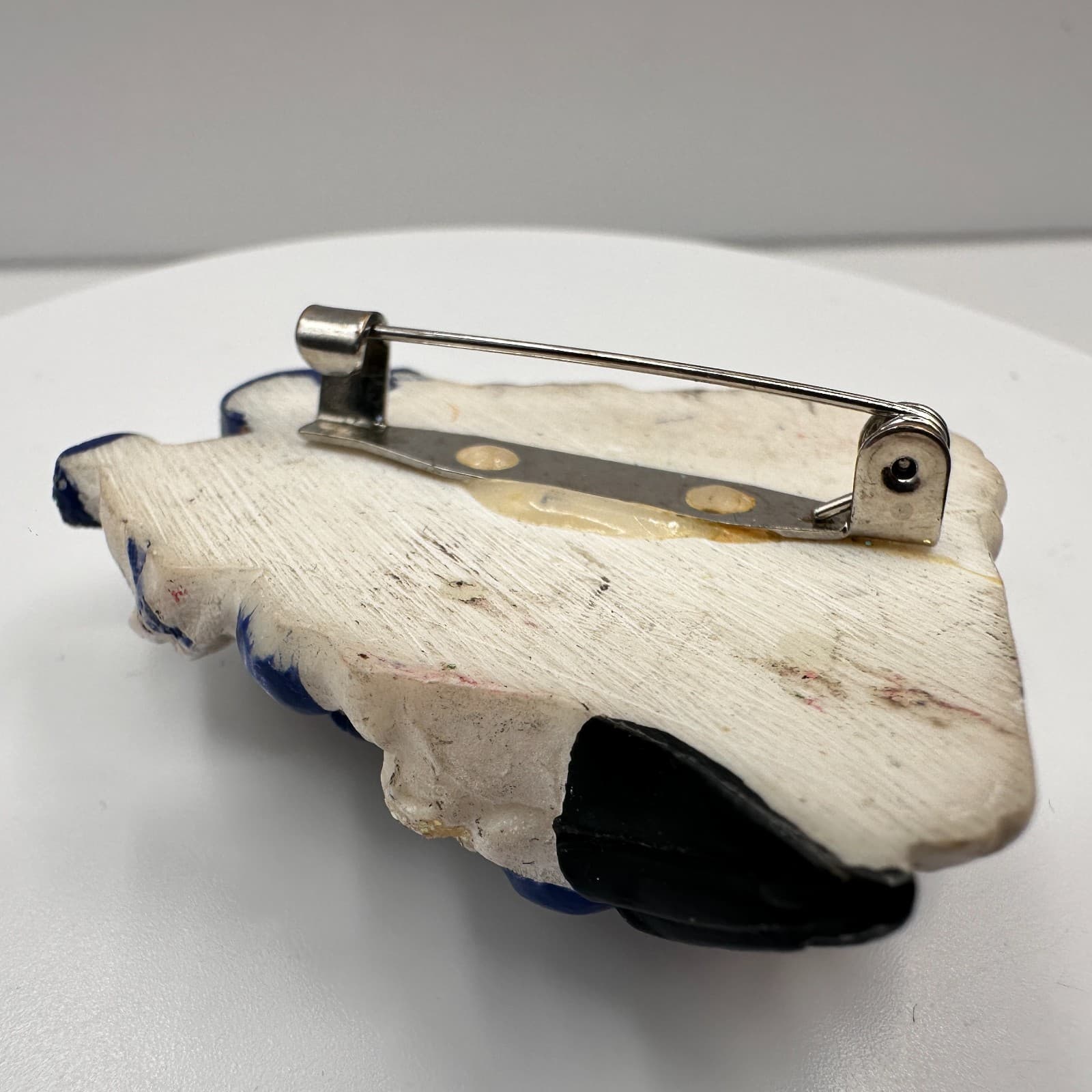 Vintage 90s Snowman Family Brooch Pins Set Resin Christmas Holiday Jewelry - Thumbnail 5