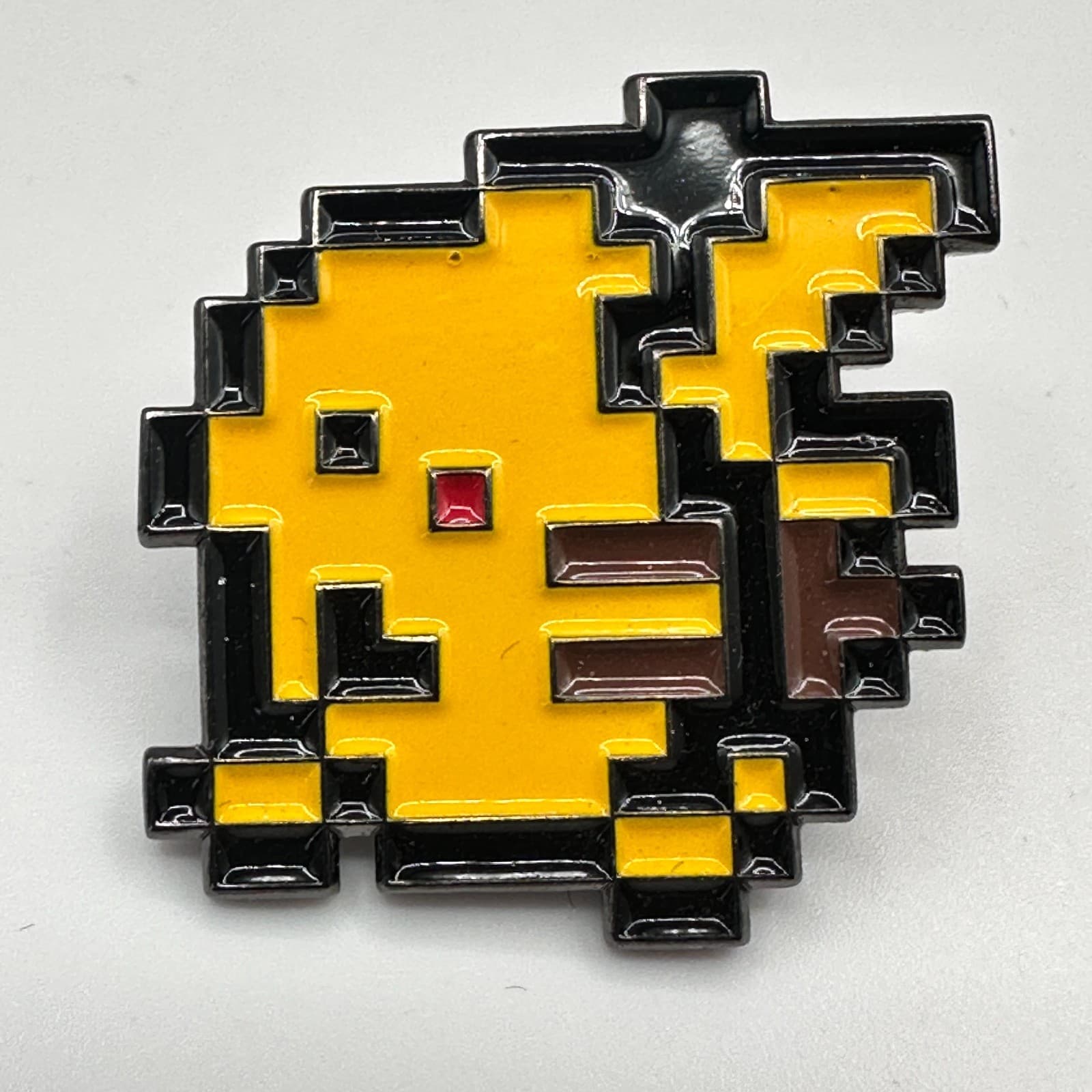 Vintage Y2K Cute Pixel Art Pikachu Enamel 8-Bit Style Fan Hat Lapel Pin Jewelry - Thumbnail 8
