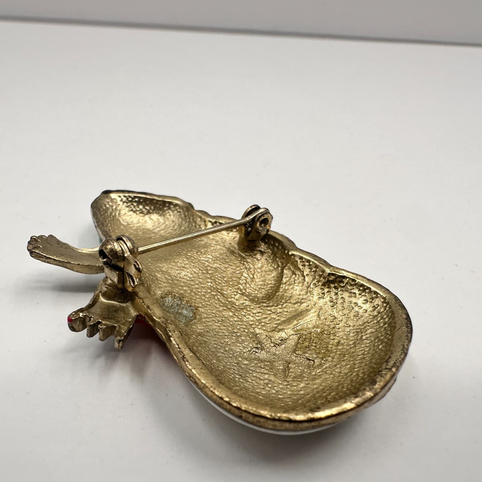 Vintage 90s Snowman Brooch Set Jingle All The Way Bells Christmas Holiday Pins - Thumbnail 7