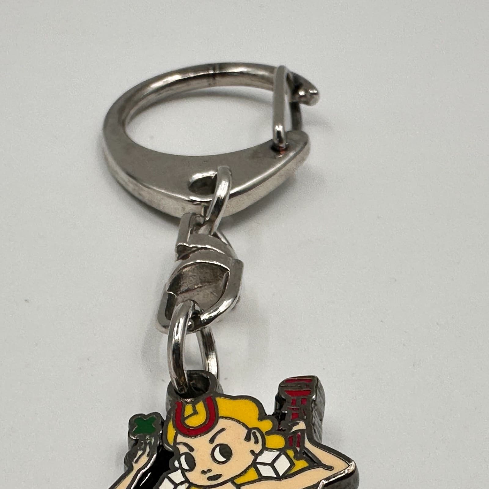 Vintage 90s Hard Rock Hotel LA Las Vegas Keychain Pinup Girl Lucky Dice Clover - Thumbnail 6