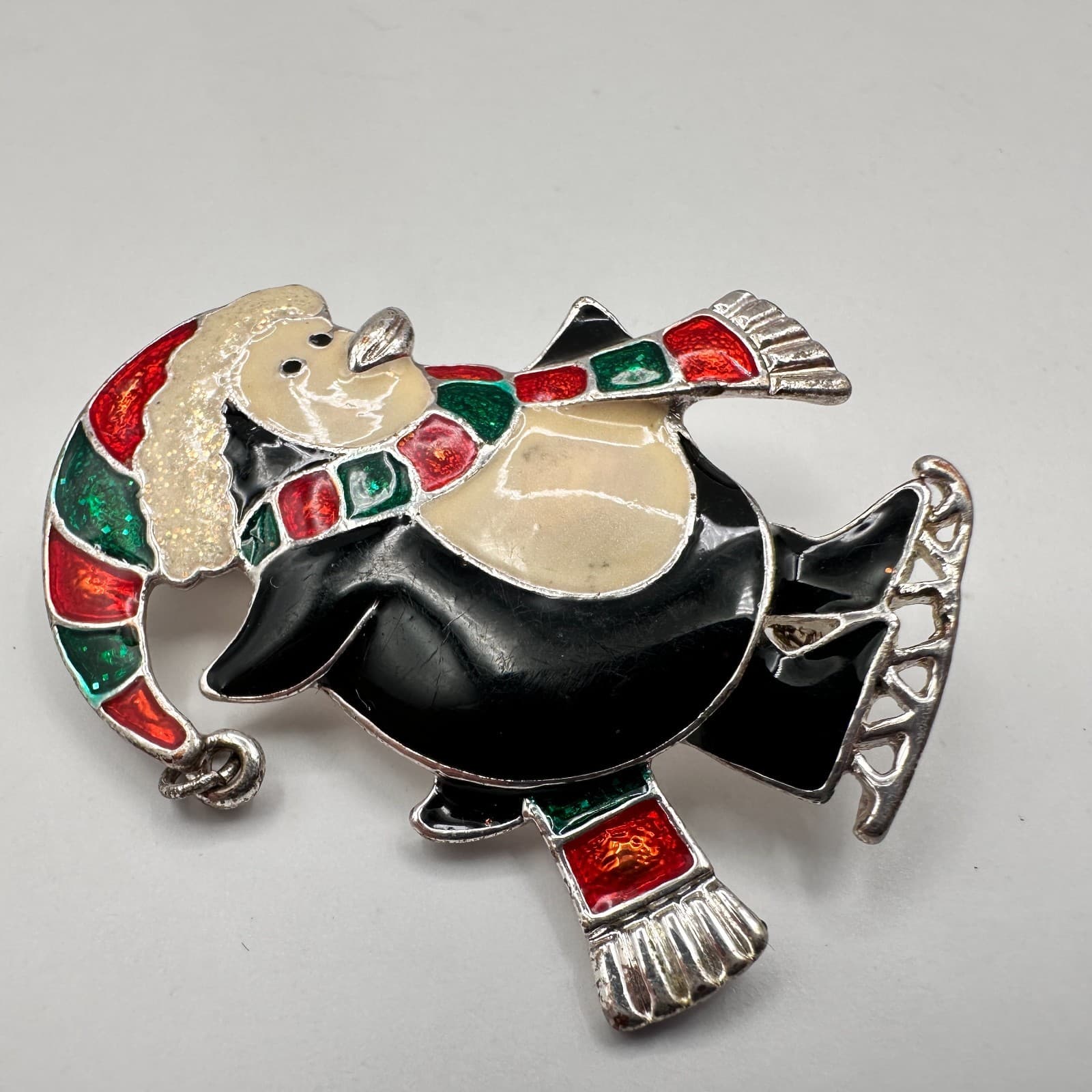 Vintage 90s Christmas Brooch Set Of 3 Pin Lot Women's Classic Fashion Jewelry - Thumbnail 14