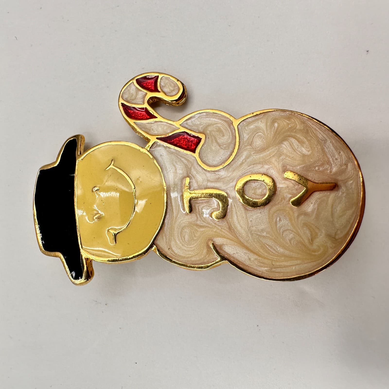 Vintage 90s Christmas Brooch Set Of 3 Pin Lot Women's Classic Fashion Jewelry - Thumbnail 8