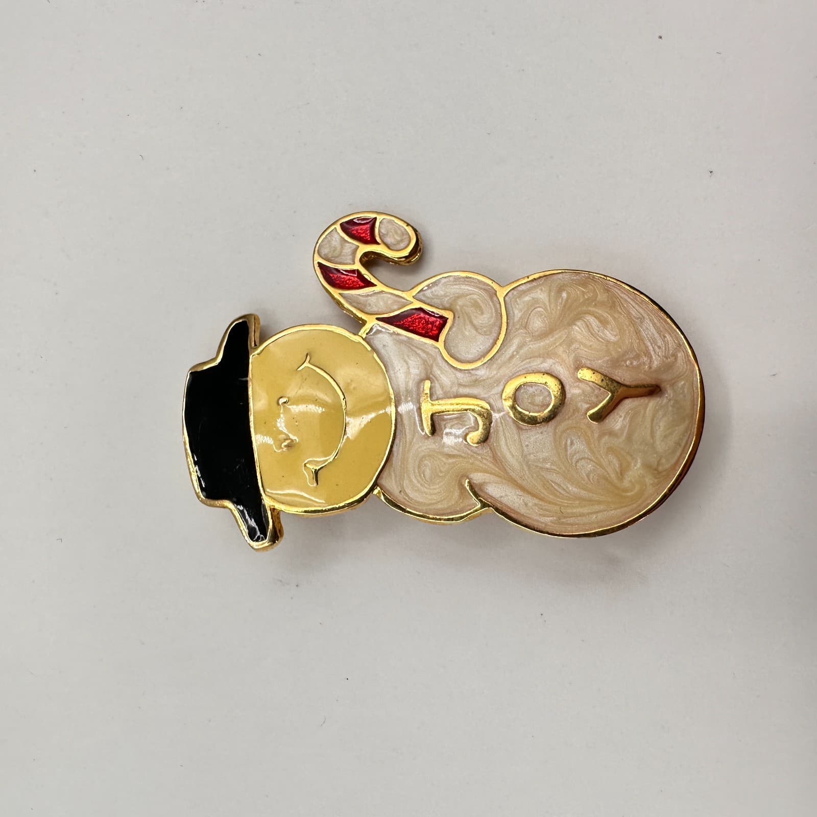 Vintage 90s Christmas Brooch Set Of 3 Pin Lot Women's Classic Fashion Jewelry - Thumbnail 7